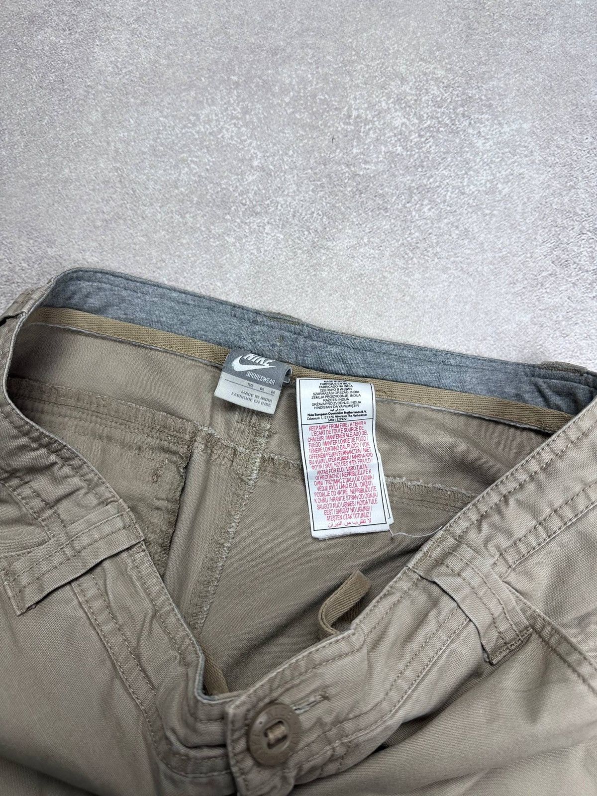 Nike Vintage 90s Nike Cargo Crazy Denim Pants 34 Size US 34 / EU 50 - 6 Thumbnail
