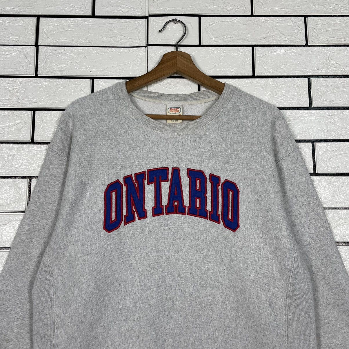 Japanese Brand Ontario Crewneck Sweatshirt Size US M / EU 48-50 / 2 - 2 Thumbnail