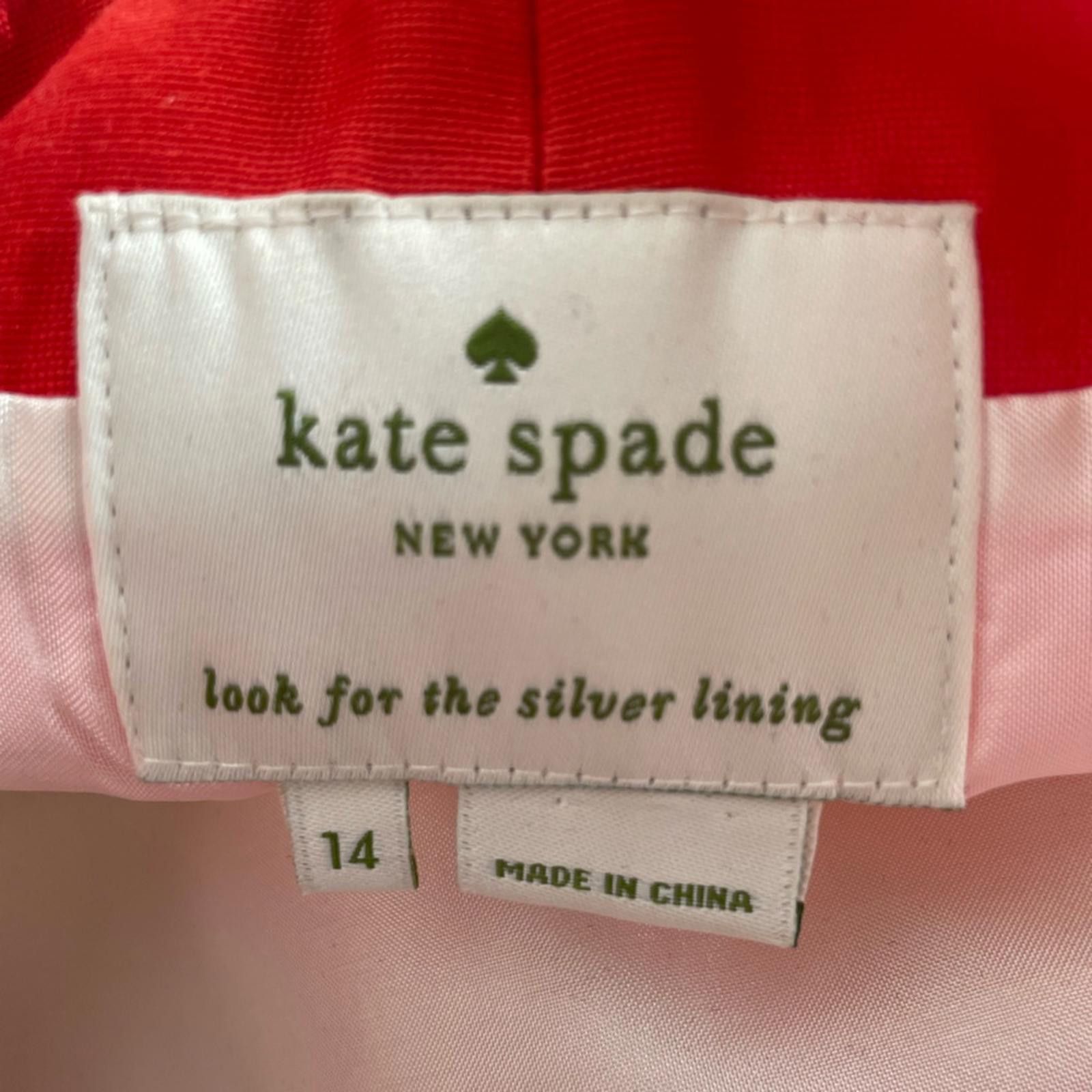 Kate Spade Kate Spade New York “Gayle” Dress – Red & White – Size 14 Size XL / US 12-14 / IT 48-50 - 4 Thumbnail