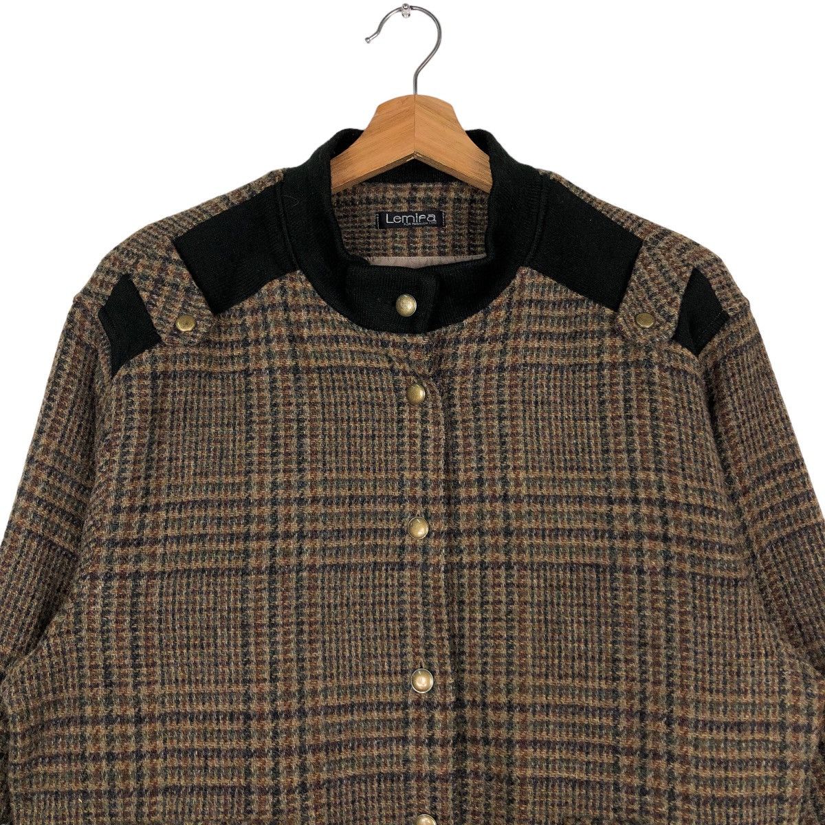 Japanese Brand 🔥Vintage Bomber Jacket Lemifa Tartan Design Issey Miyake Size US M / EU 48-50 / 2 - 3 Thumbnail
