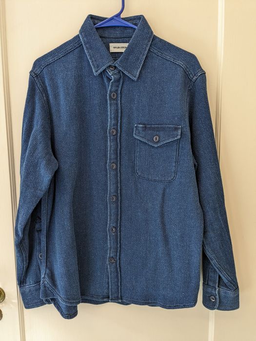 Taylor Stitch Taylor Stitch Cash Shirt in Indigo Sashiko | Grailed