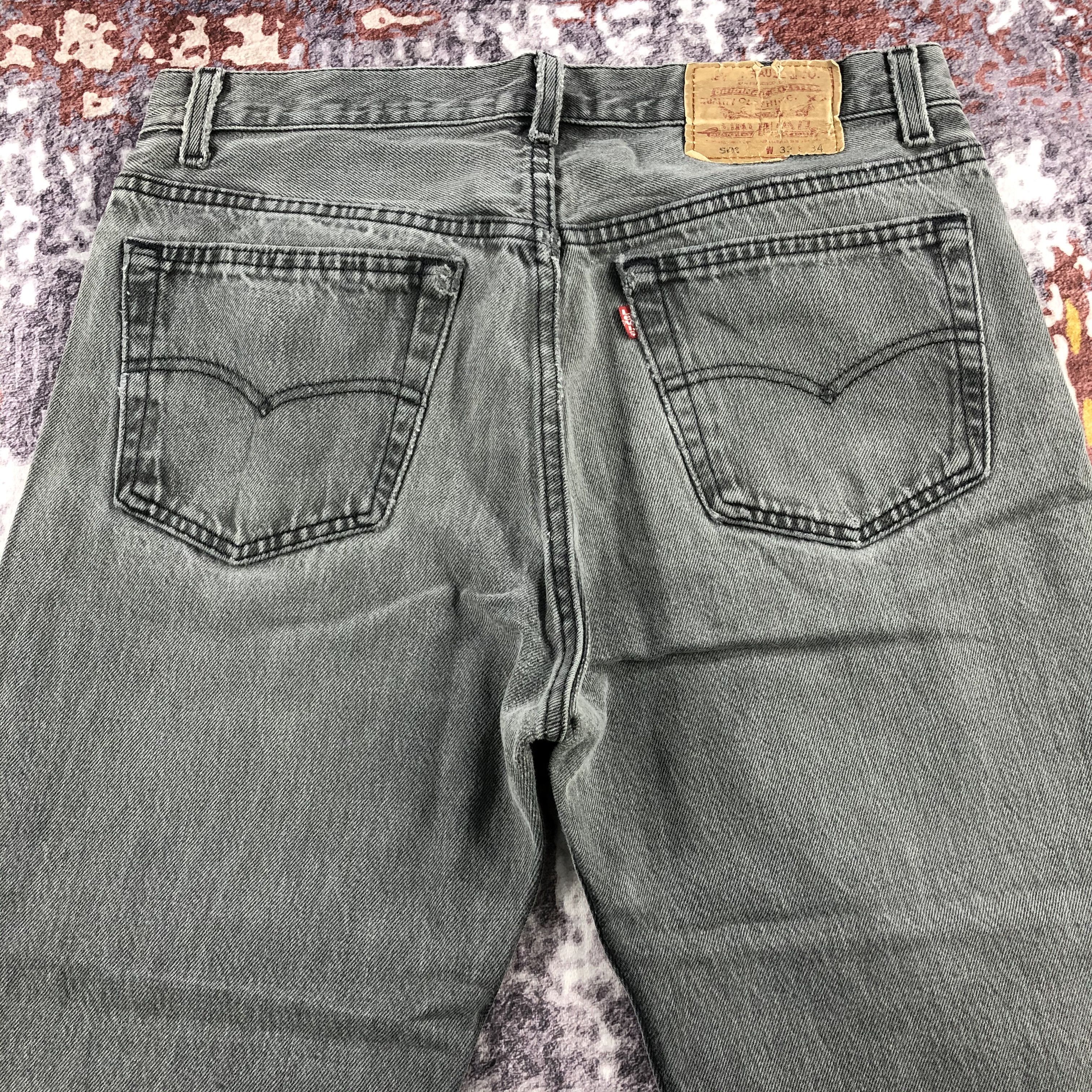 Levi's × Vintage 90s Vintage Levis 501 Earth Tone Jeans-JM2348 Size US 33 - 5 Thumbnail