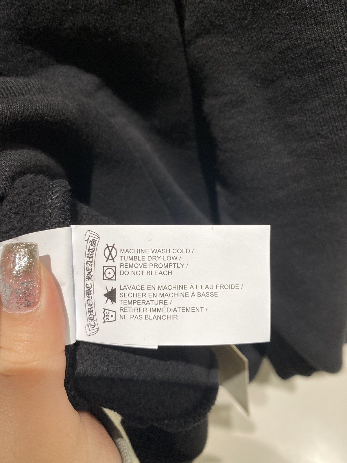 Chrome Hearts Chrome Hearts Script Logo Embroidered Half Zip Sweatshirt Size US L / EU 52-54 / 3 - 5 Thumbnail