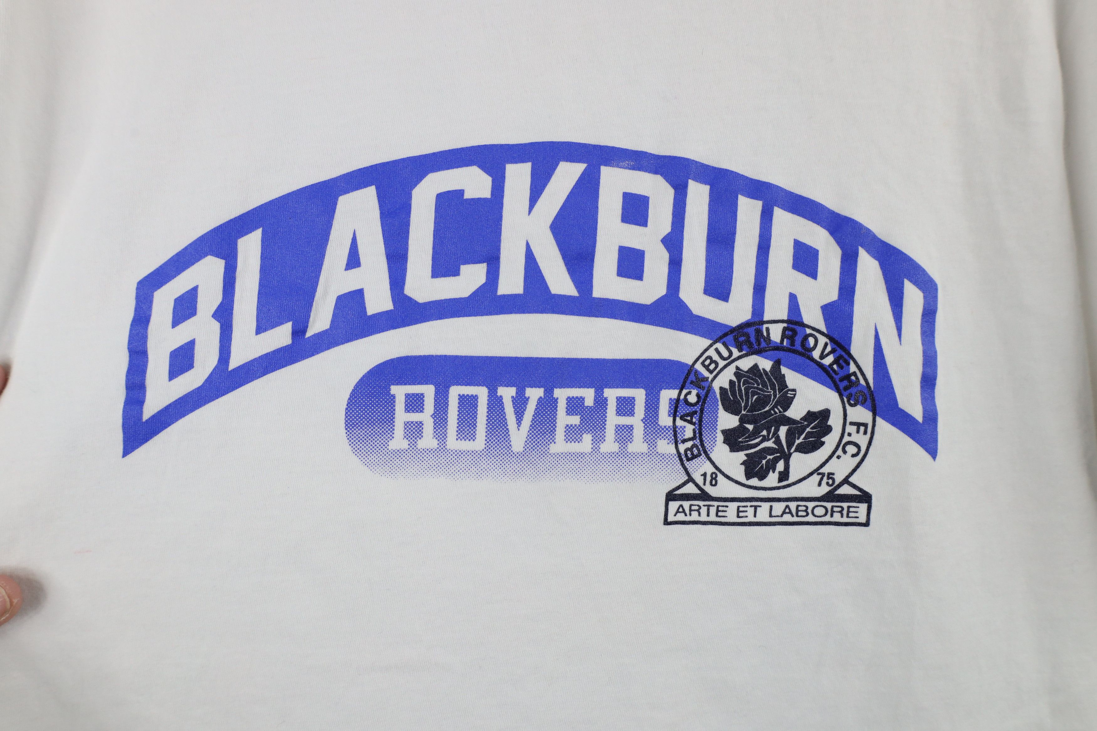 Vintage Vintage Y2K Blackburn Rovers FC Soccer Football T-Shirt Size US M / EU 48-50 / 2 - 4 Thumbnail