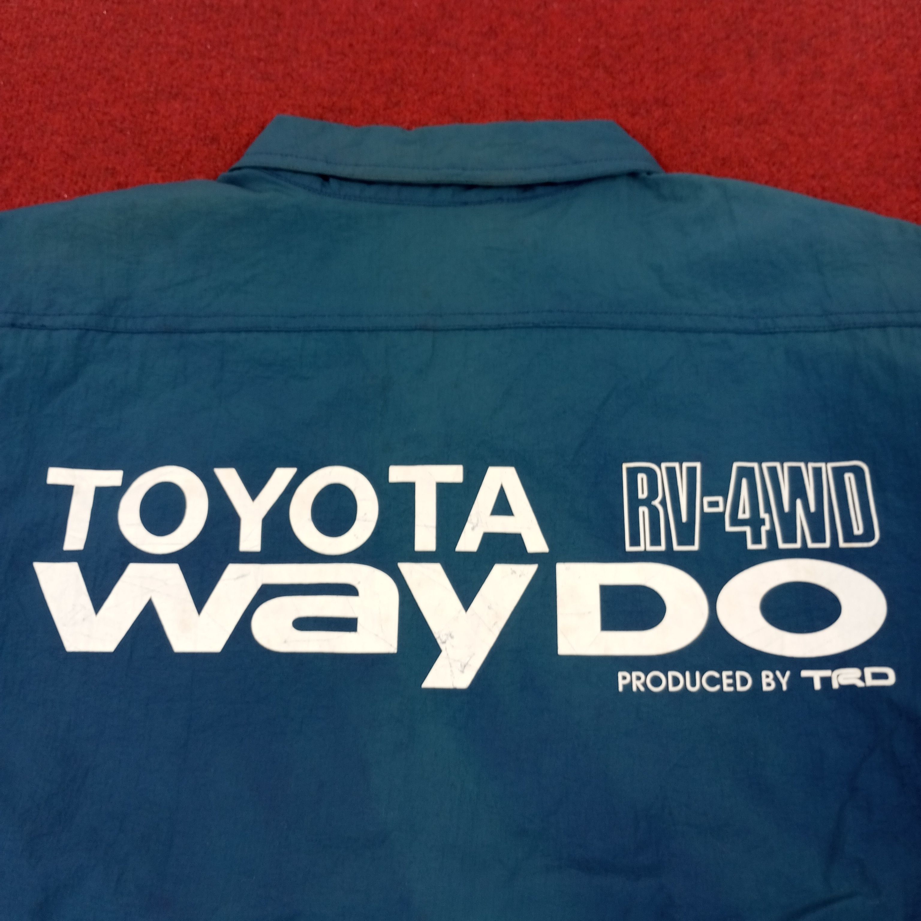 Japanese Brand × Vintage Toyota TRD Waydo RV 4WD Japanese Motorsports Jacket Size US XL / EU 56 / 4 - 2 Thumbnail