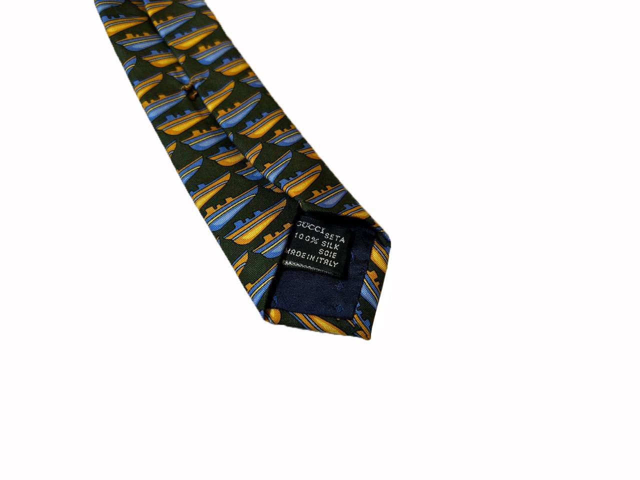 Gucci Silk vintage Gucci tie Size ONE SIZE - 4 Thumbnail