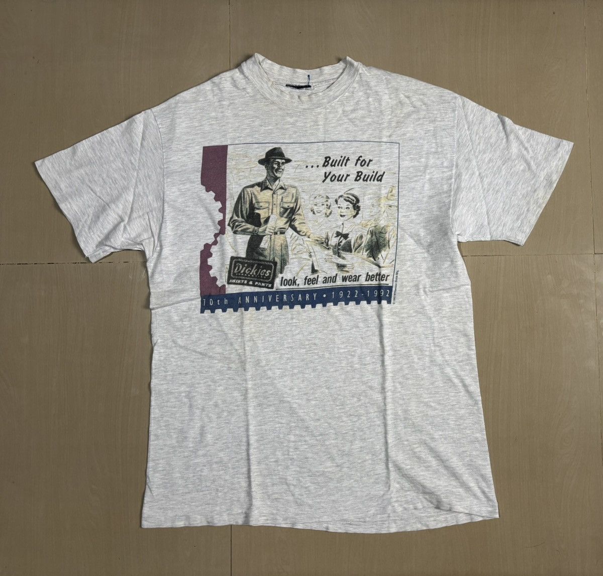 vintage 90s Dickies 70th Anniversary T-Shirt