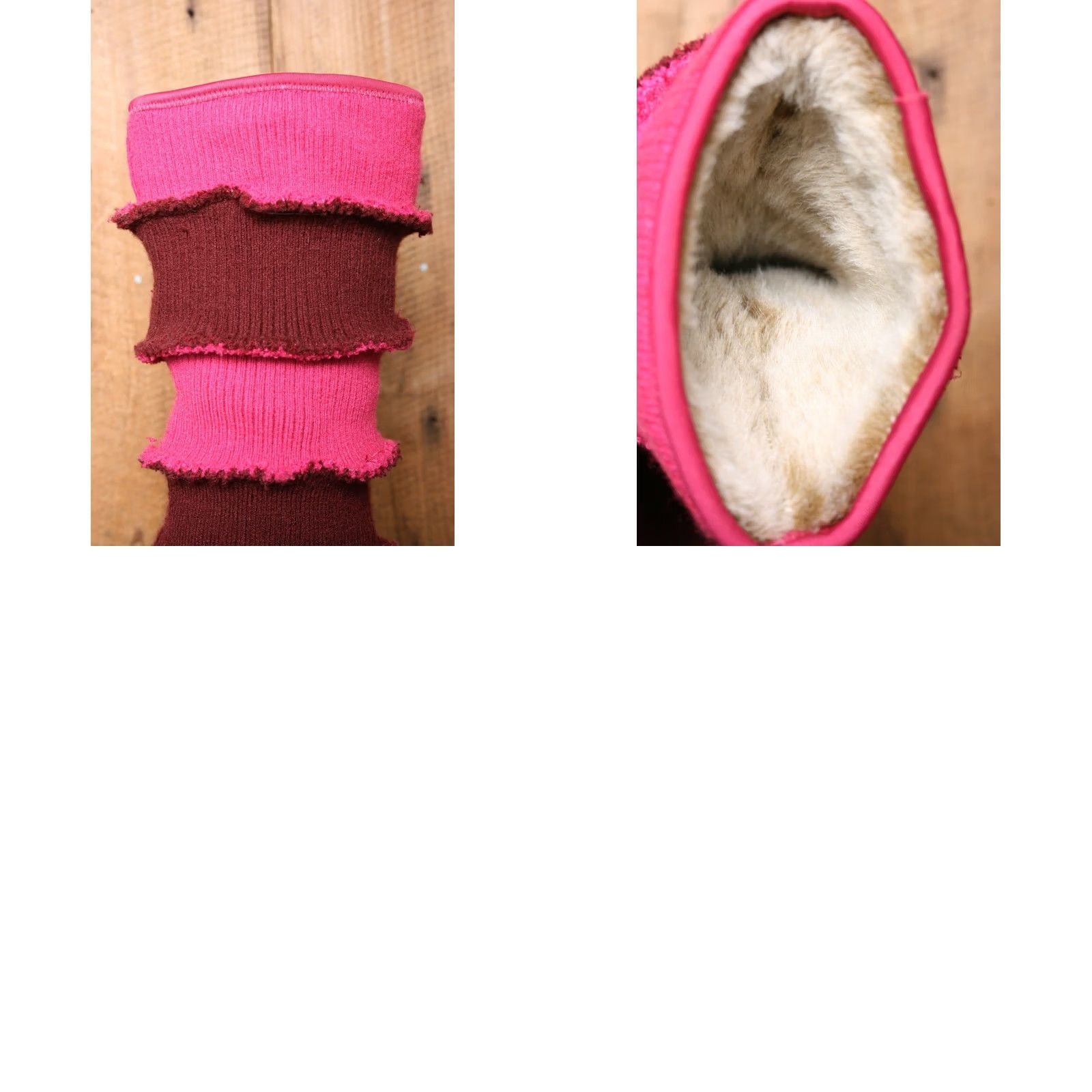 Sam Edelman VINTAGE SAM EDELMAN Suede & Sweater Knit Faux Fur Lined 13.5" Tall Mukluk Boots Sz. 8 Size M / US 6-8 / IT 42-44 - 8 Thumbnail