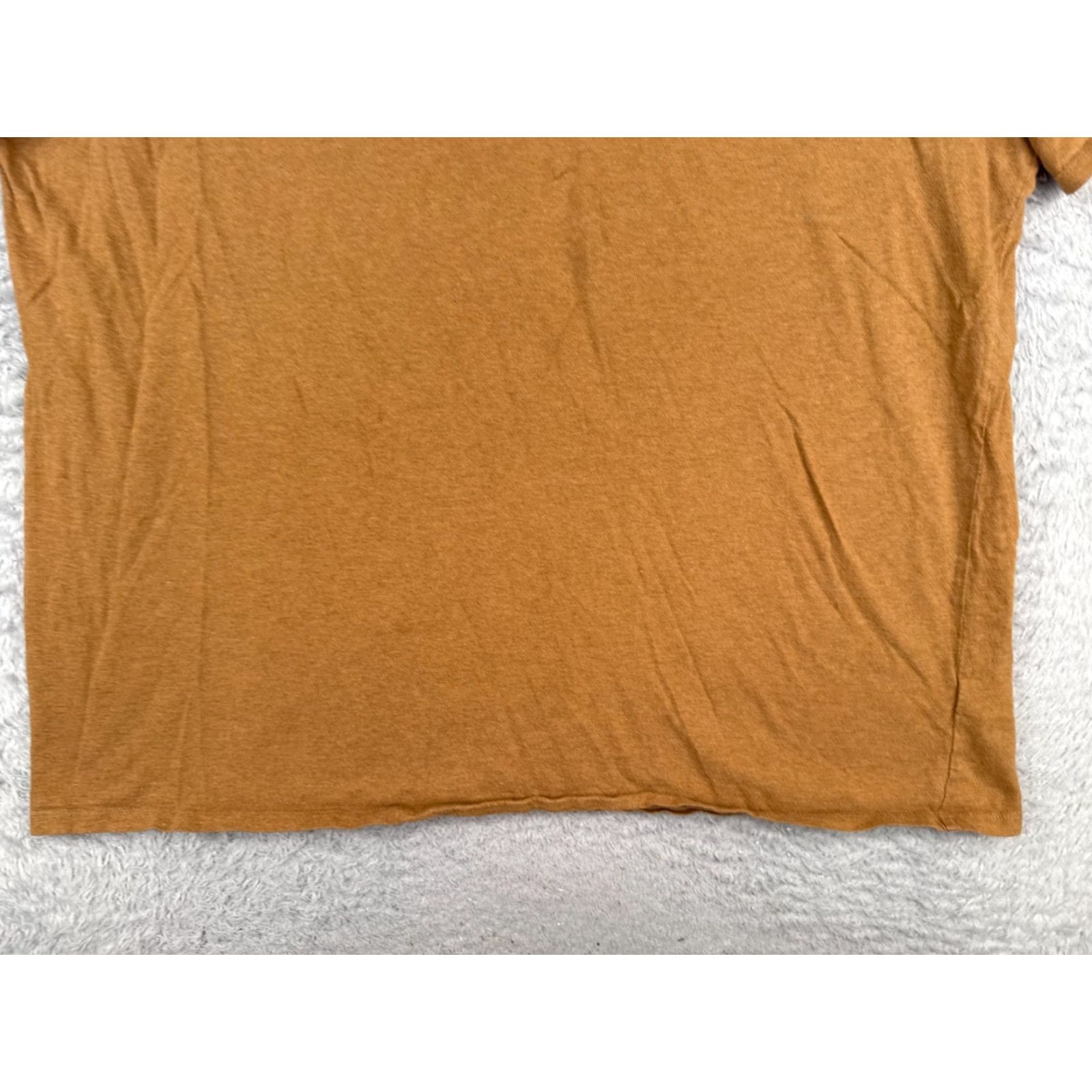 Tommy Hilfiger VINTAGE Tommy Hilfiger Shirt Adult 2XL Brown Cotton Crew Neck Short Sleeve Mens Logo Embroidered 90s Inspired Size US XXL / EU 58 / 5 - 5 Thumbnail