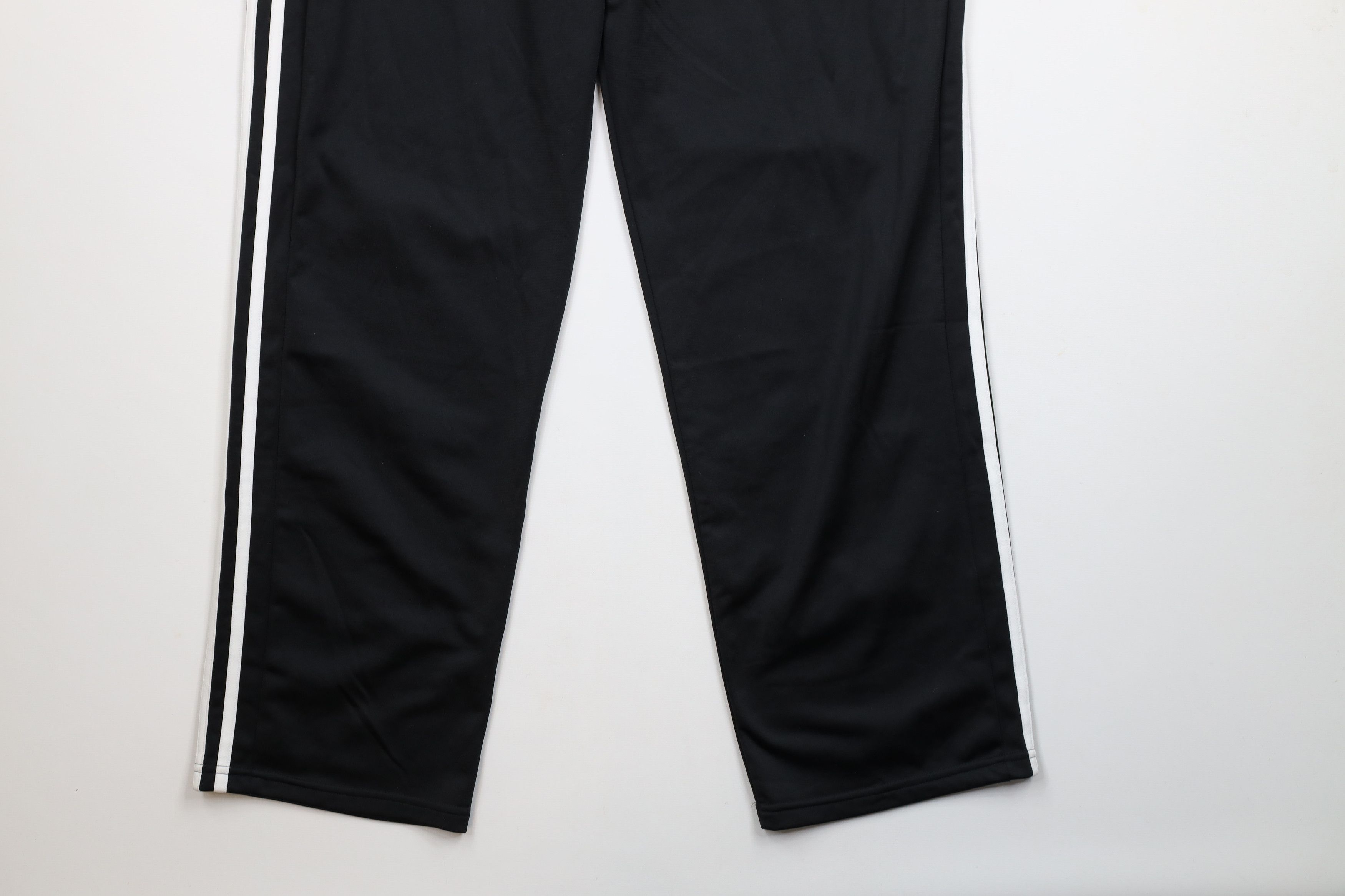 Adidas × Vintage Vintage Y2K Adidas Striped Wide Leg Sweatpants Pants Black Size US 36 / EU 52 - 11 Thumbnail
