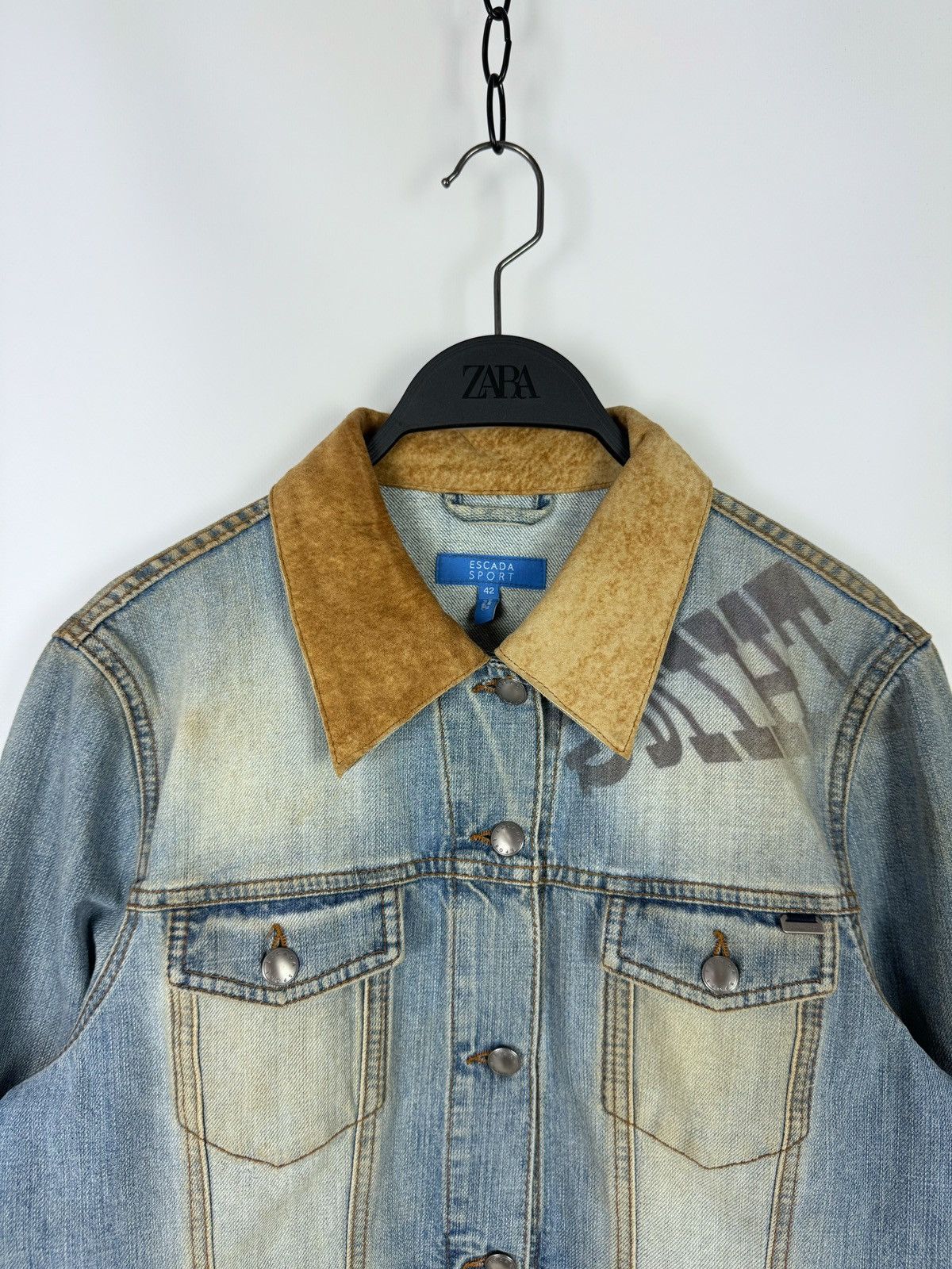 Vintage Escada Sport CowGirl Washed Western Wild Thing Jacket Size M / US 6-8 / IT 42-44 - 5 Thumbnail