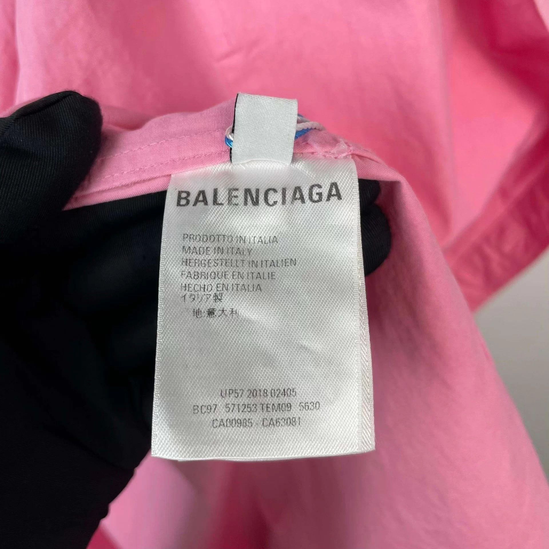 Balenciaga Balenciaga Pink Oxford Mid-Length Shirt 36 A Size XS / US 0-2 / IT 36-38 - 5 Thumbnail