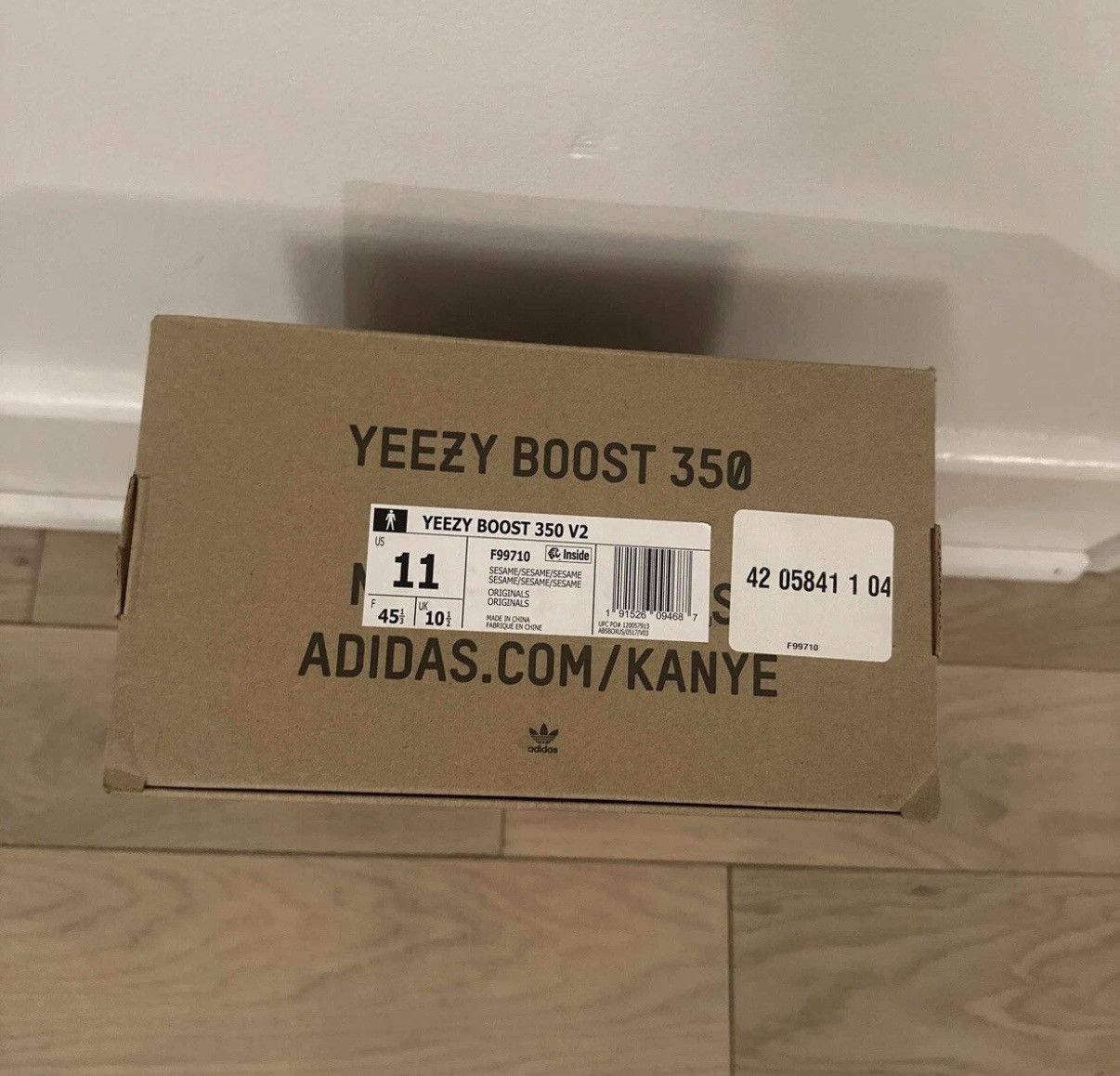 Adidas × Yeezy Yeezy Boost 350 Sesame Size US 11 / EU 44 - 8 Thumbnail