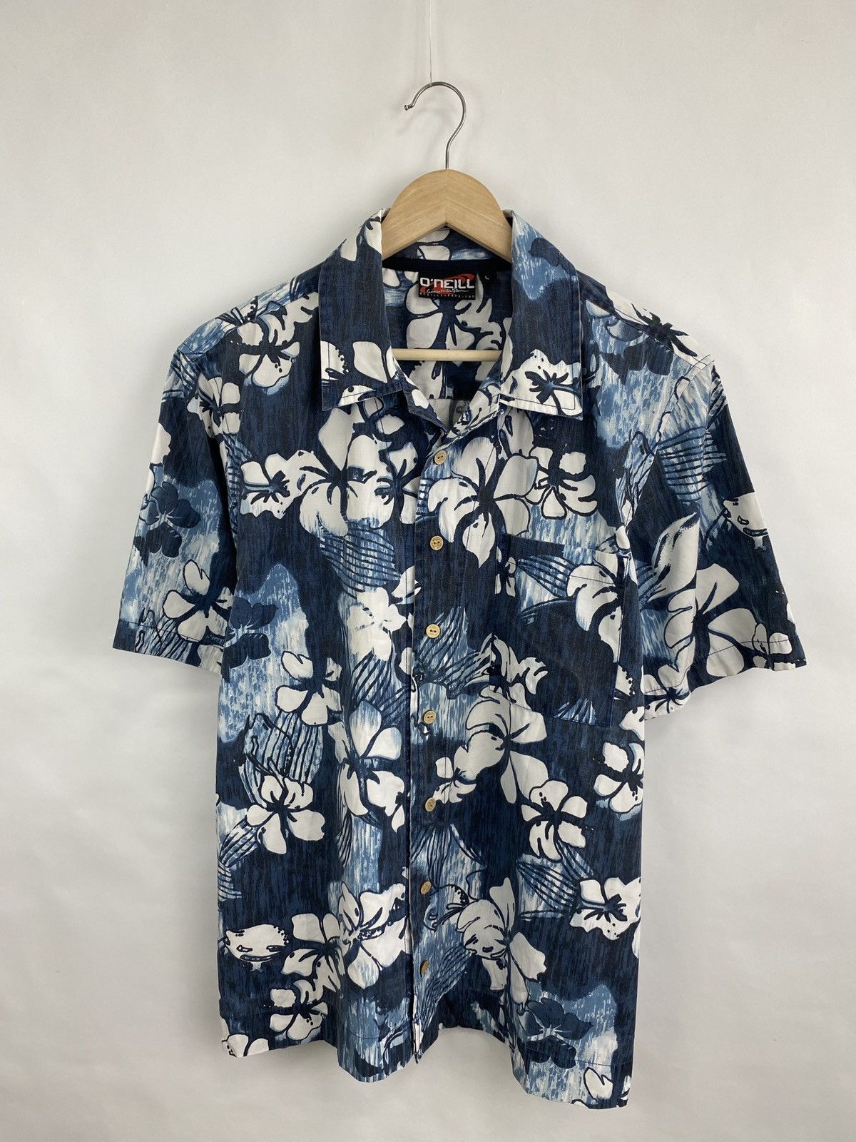 O'Neill 🇺🇸 Vintage 90s O’Neill Hawaiian shirt rare surf style Y2K Size US L / EU 52-54 / 3 - 3 Thumbnail