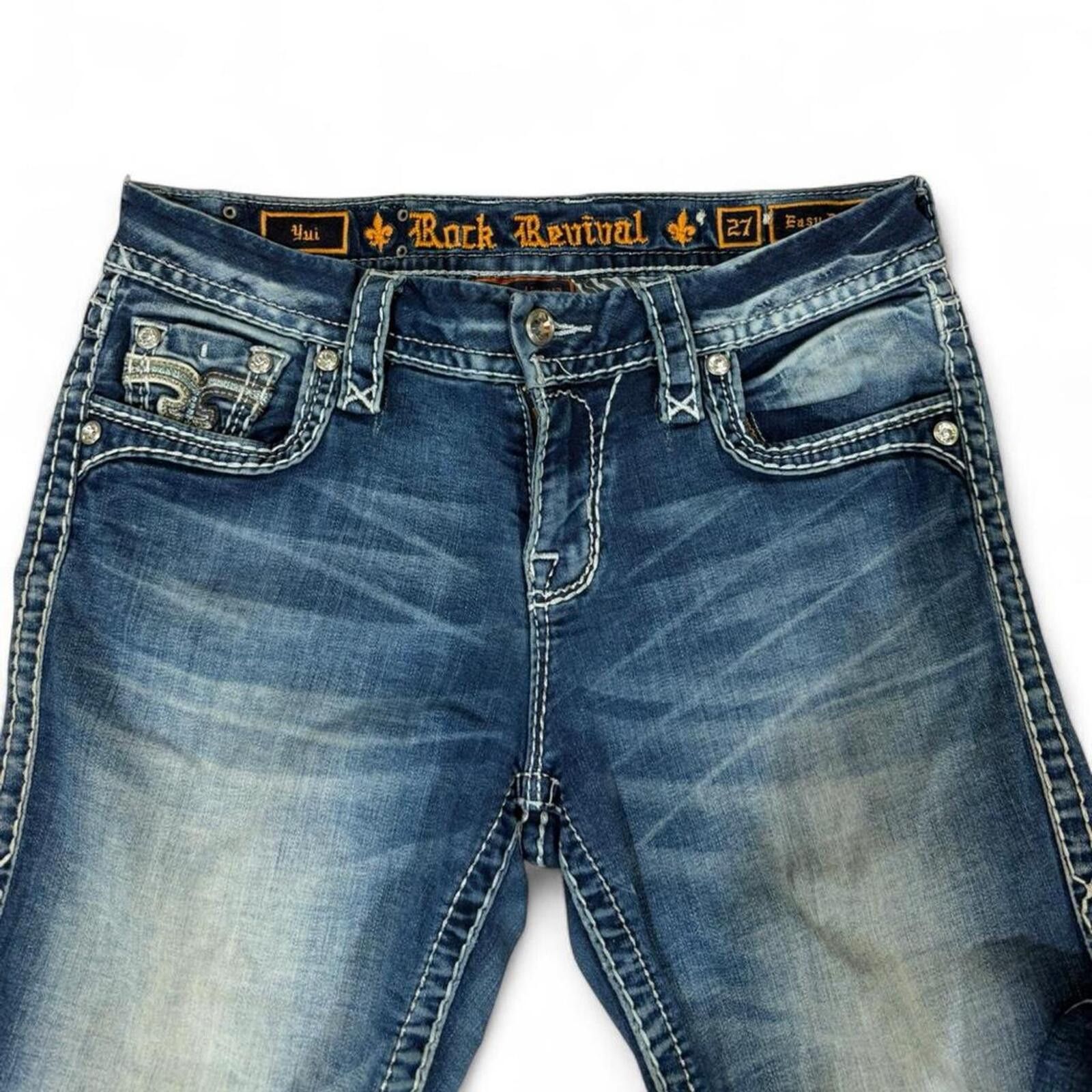 Rock Revival Rock Revival skinny bootcut jeans with rhinestone detailing Size 30" / US 8 / IT 44 - 4 Thumbnail