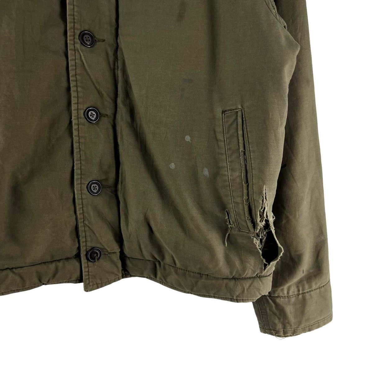 Japanese Brand 🔥Deck Jacket USN Design Style Mink Fur Lining Size US S / EU 44-46 / 1 - 4 Thumbnail