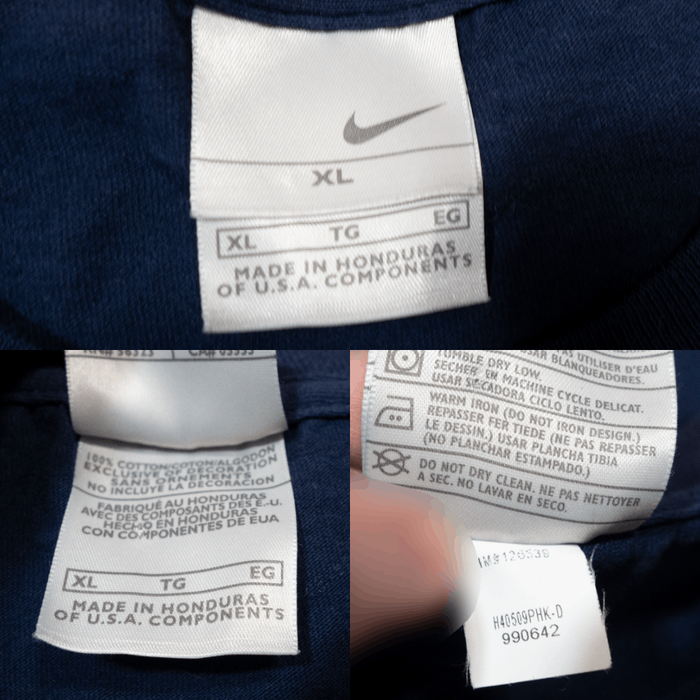 Nike 00S Basketball Swoosh Big Logo T-Shirt Size US XL / EU 56 / 4 - 7 Thumbnail