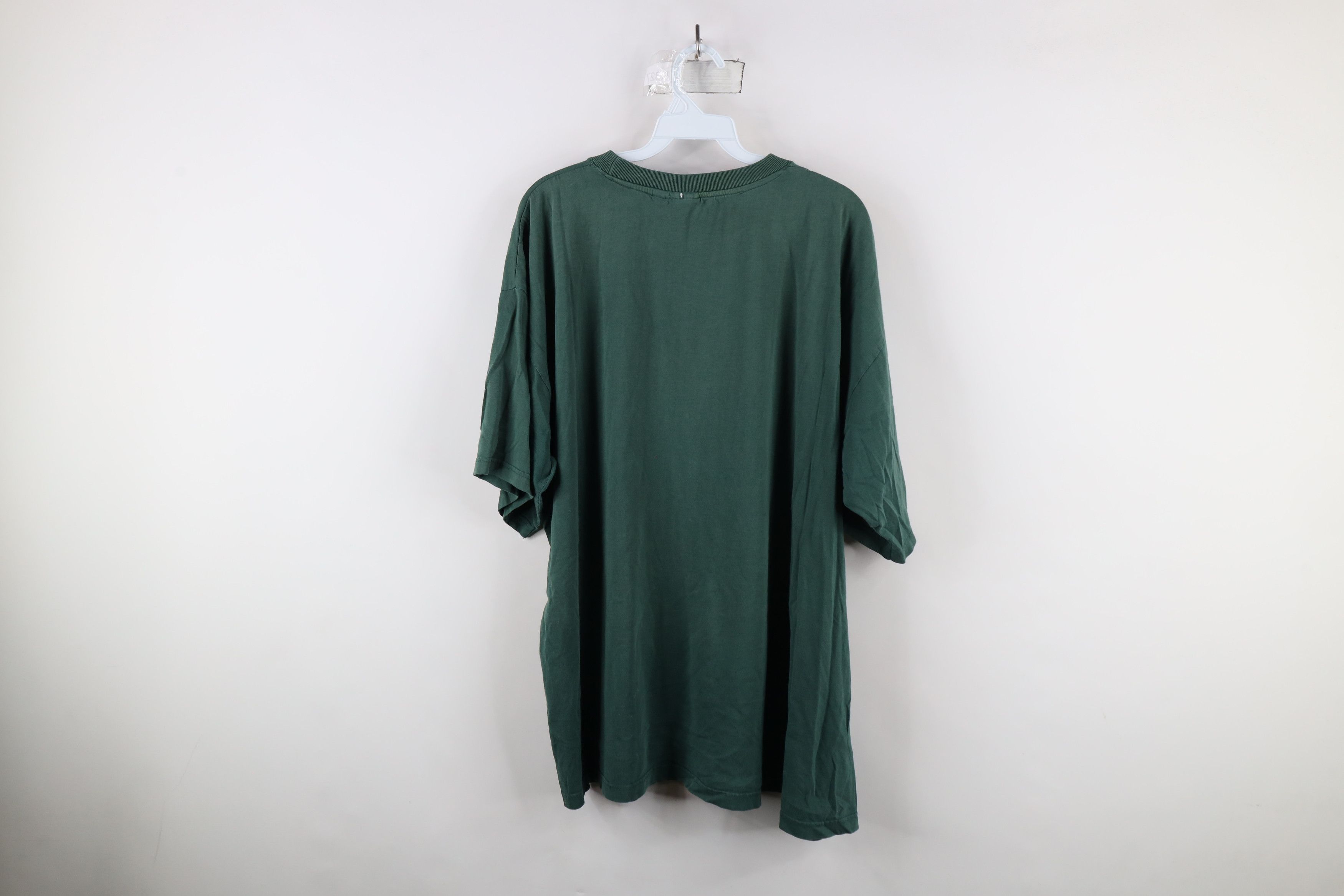 Vintage Vintage 90s Streetwear Spell Out Switzerland T-Shirt Green Size US XXL / EU 58 / 5 - 12 Thumbnail