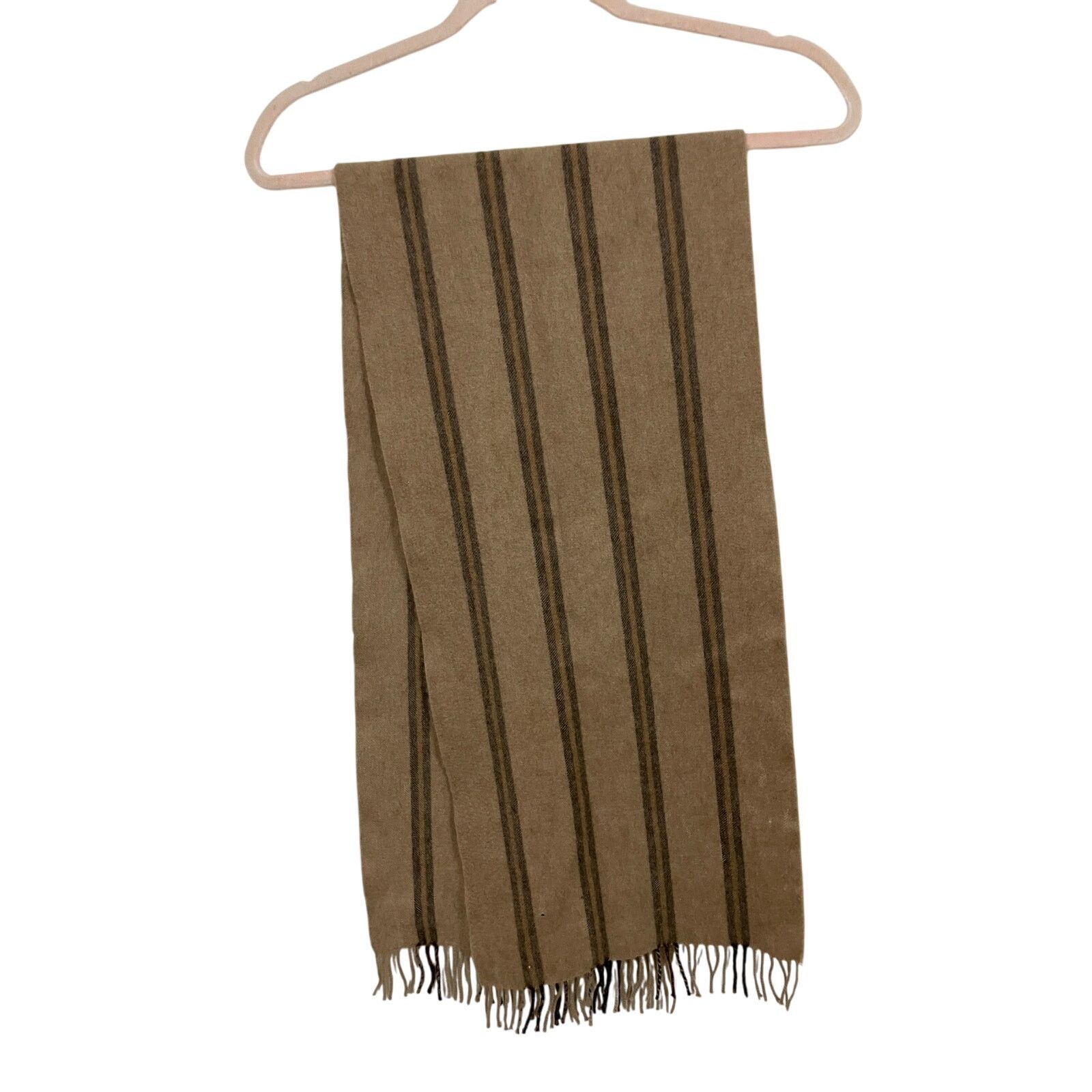 Other Vtg Fortnum & Mason Fringe Cashmere Scarf One Size Preppy Size ONE SIZE - 4 Thumbnail