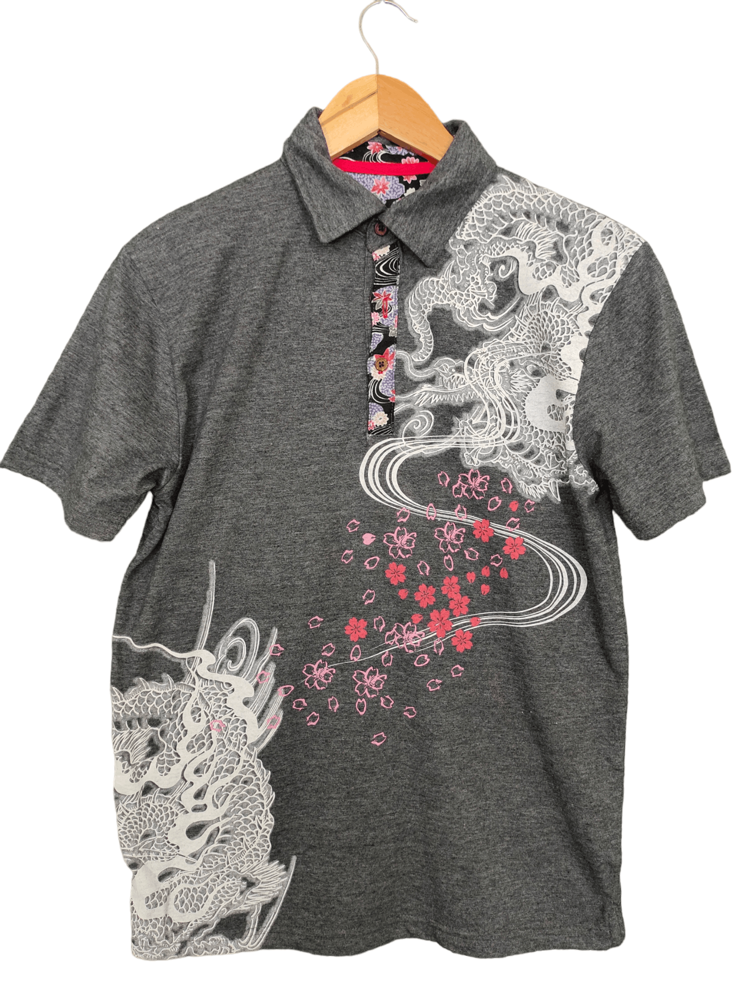 Karakuri Tamashii Vintage Sukajan Dragon Printed Shirt Karakuri Tamashi Y2k Size US M / EU 48-50 / 2 - 1 Thumbnail
