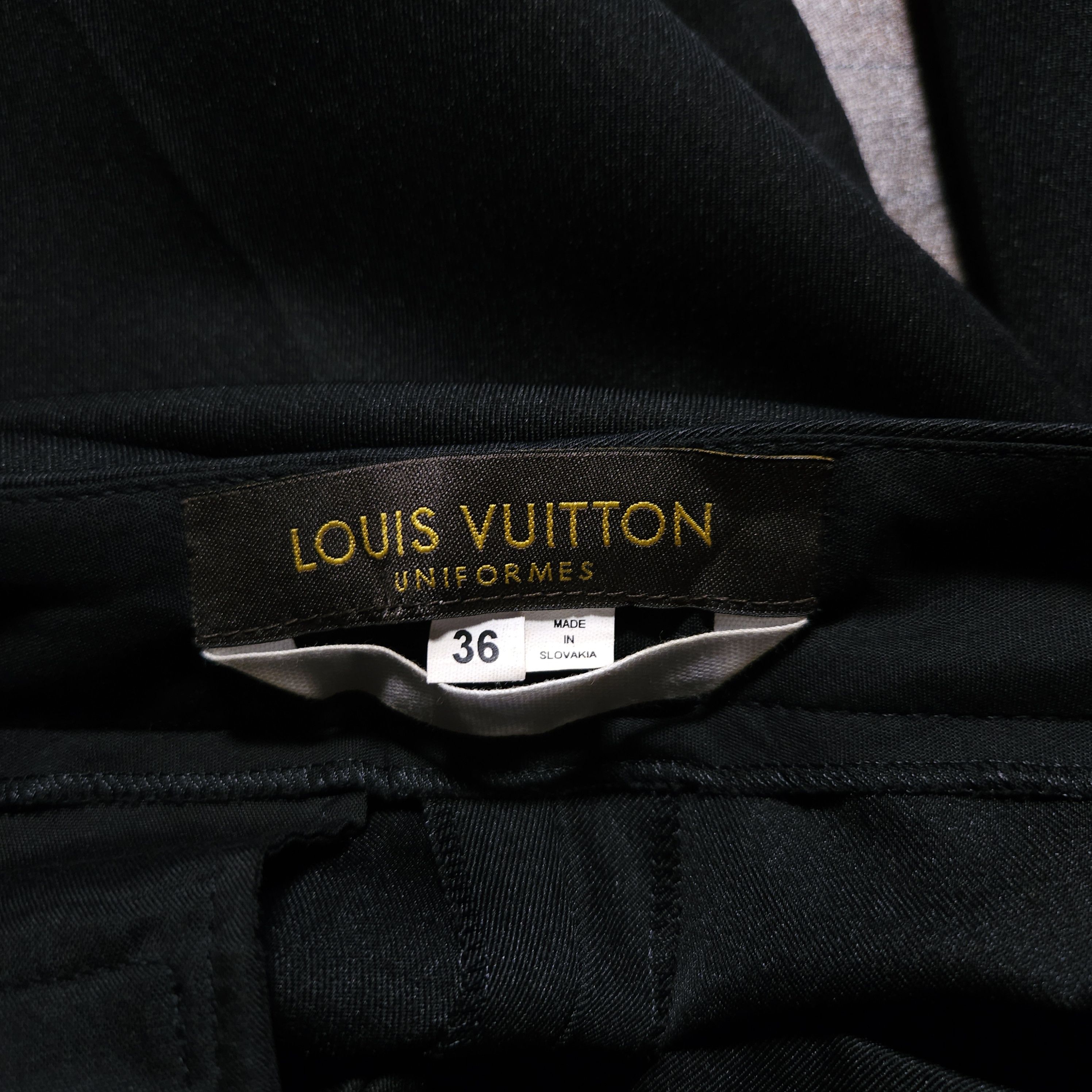 Louis Vuitton Louis Vuitton Uniform Dress Pants size 36 Size 28" / US 6 / IT 42 - 6 Thumbnail
