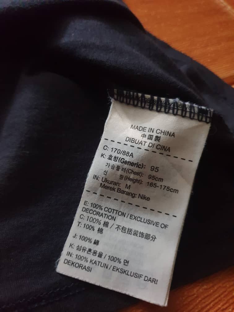 Nike Nike big logo blue Shirt Size M / US 6-8 / IT 42-44 - 3 Thumbnail