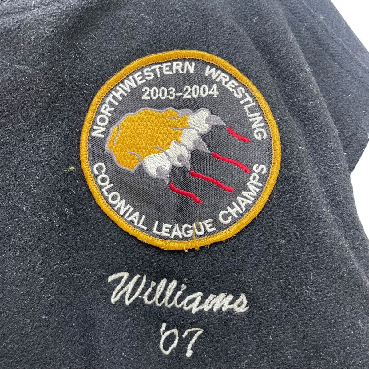 WWE × WWF 💥Vintage Holloway Wrestling 2003 Northwestern Colonial Size US XL / EU 56 / 4 - 7 Thumbnail