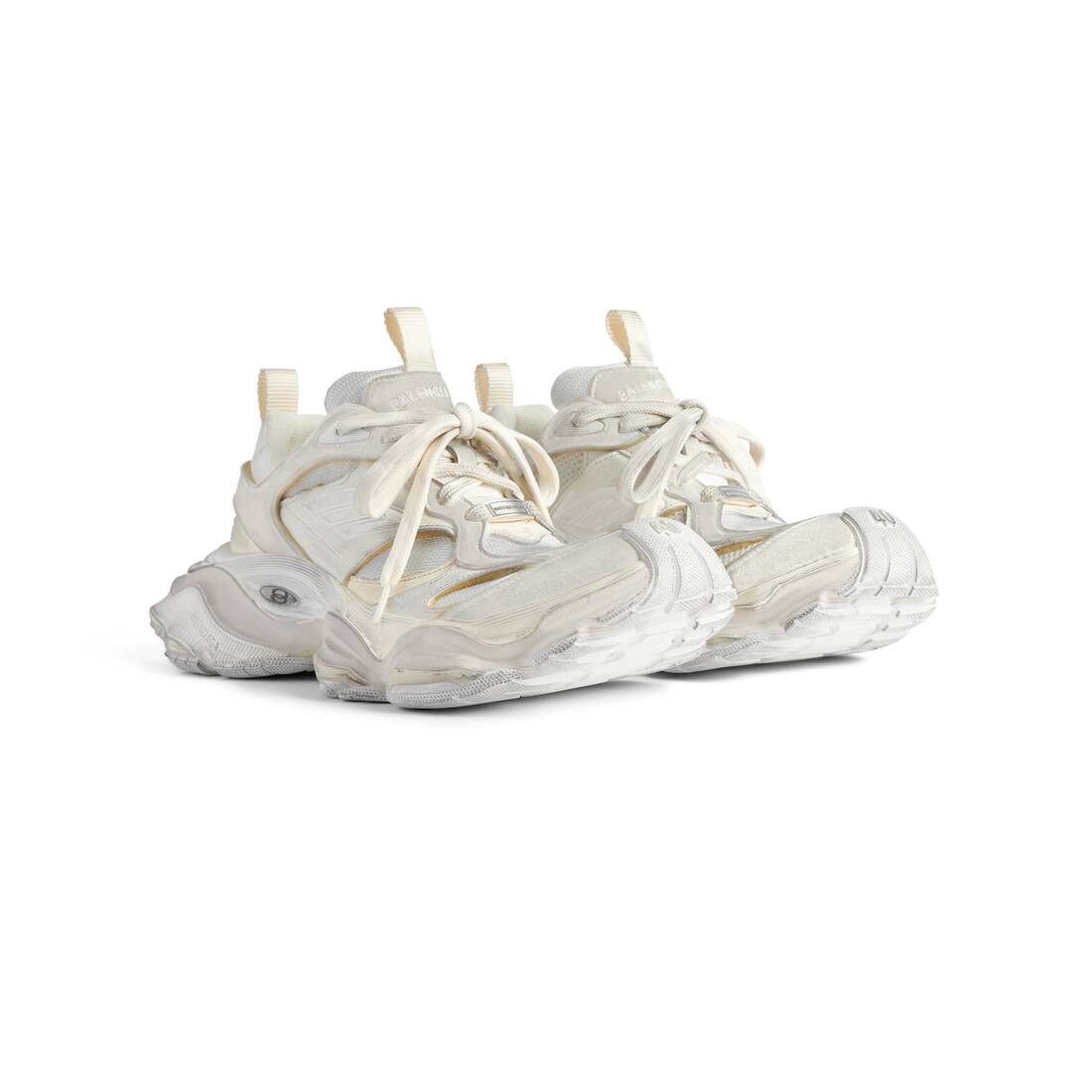 Balenciaga o1mt1gz0425 Cargo Sneakers in Beige/White Size US 7 / IT 37 - 2 Thumbnail