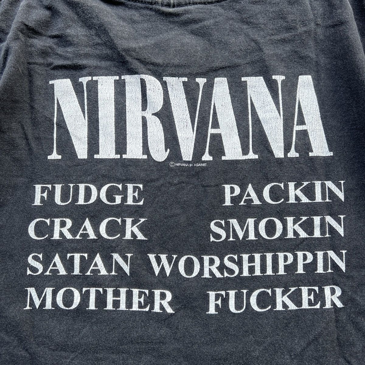 Vintage Vintage Sunfaded Nirvana Vestibule Band Tshirt Old Bootleg Size US M / EU 48-50 / 2 - 8 Thumbnail