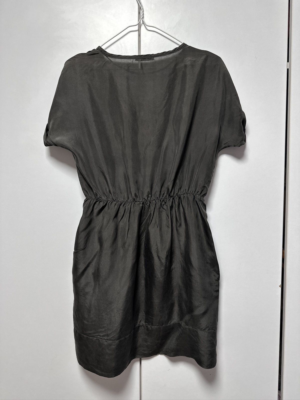 90s prada dress Prada Black Cutout Patent Trim Dress, 1990s – Basha Gold main image 0
