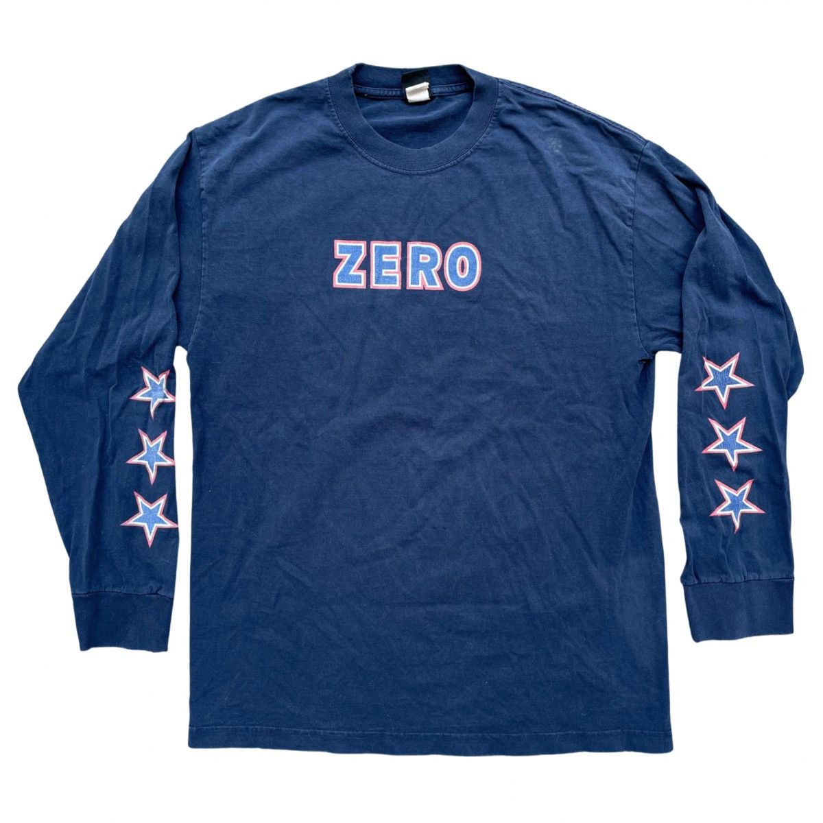 90s-00s a.p.c. long sleeve kakko下北沢 ours Vintage 90s ZERO Skateboarding Tum Yeto Long Sleeve Shirt