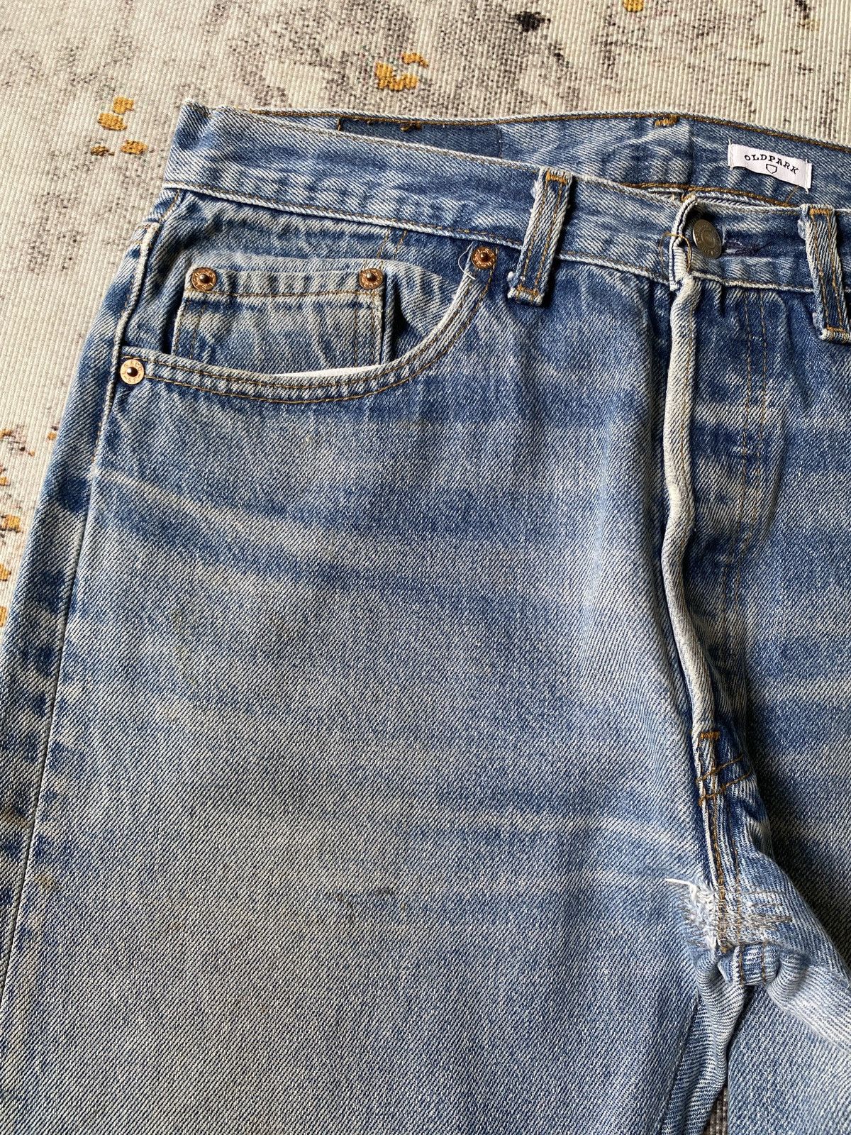 Old Park Levi’s X Oldpark Japan Reconstructed Distressed Denim Size US 30 / EU 46 - 11 Thumbnail