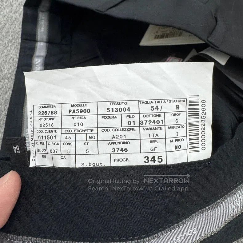 Emporio Armani Armani Black Wool Casual Pants. Size US 36 / EU 52 - 4 Thumbnail