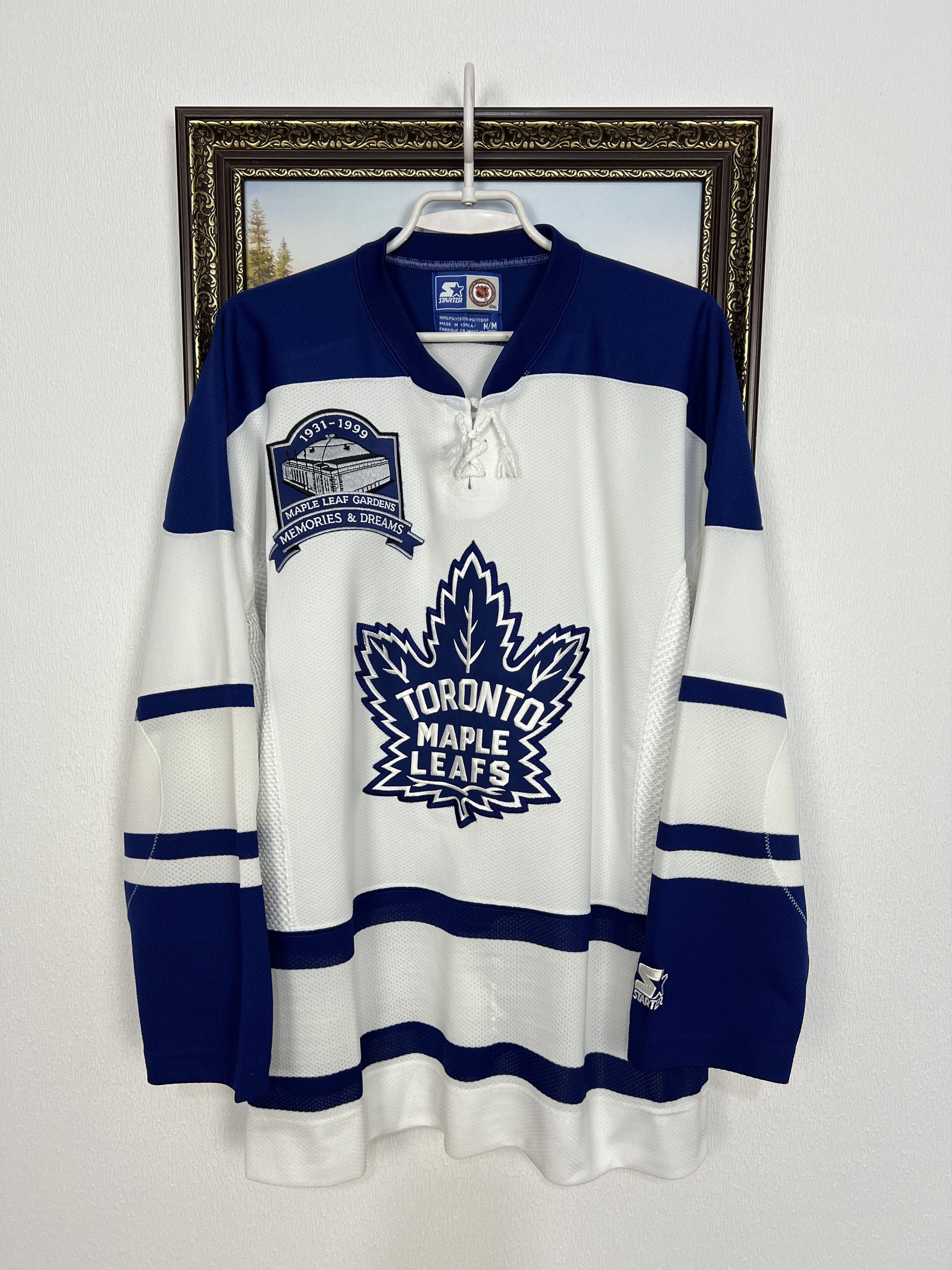 Starter Vintage 90's Toronto Maple Leafs Long Sleeve Jersey Trikot Size US M / EU 48-50 / 2 - 1 Thumbnail