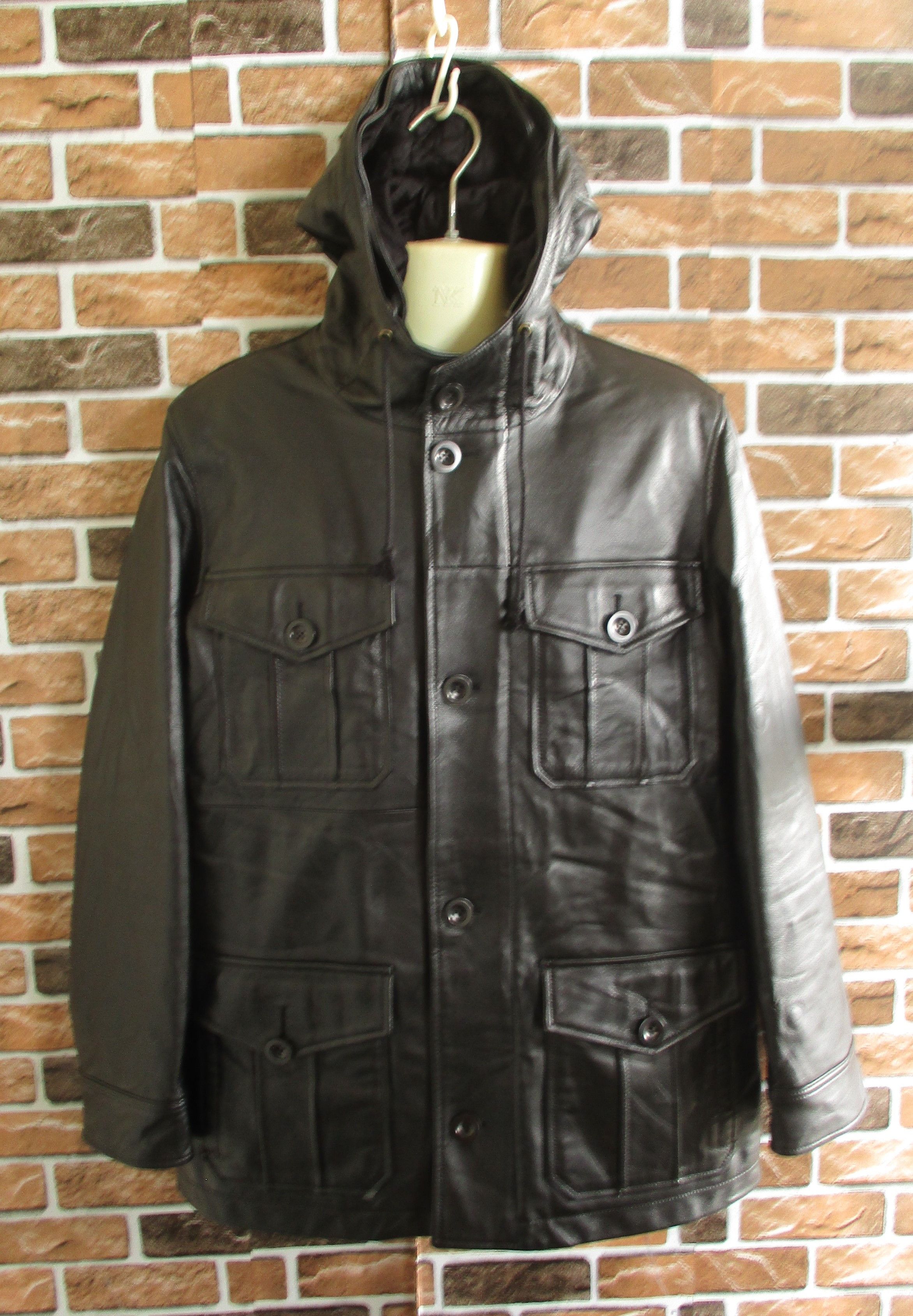 Paul Smith Sheep Leather Raccoon Fur Hoodie Size US M / EU 48-50 / 2 - 2 Thumbnail
