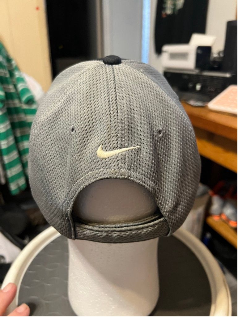 Nike Men's Nike Golf Black Grey One Size Fitted Hat Size ONE SIZE - 3 Thumbnail