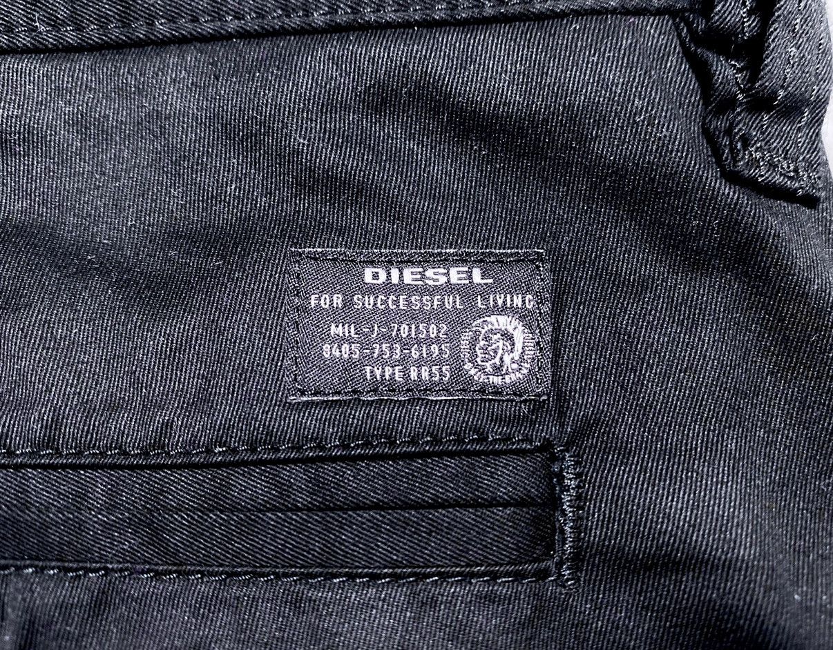 Diesel Diesel Black Cotton Chino Casual Pants Trousers Formal Size US 34 / EU 50 - 22 Thumbnail
