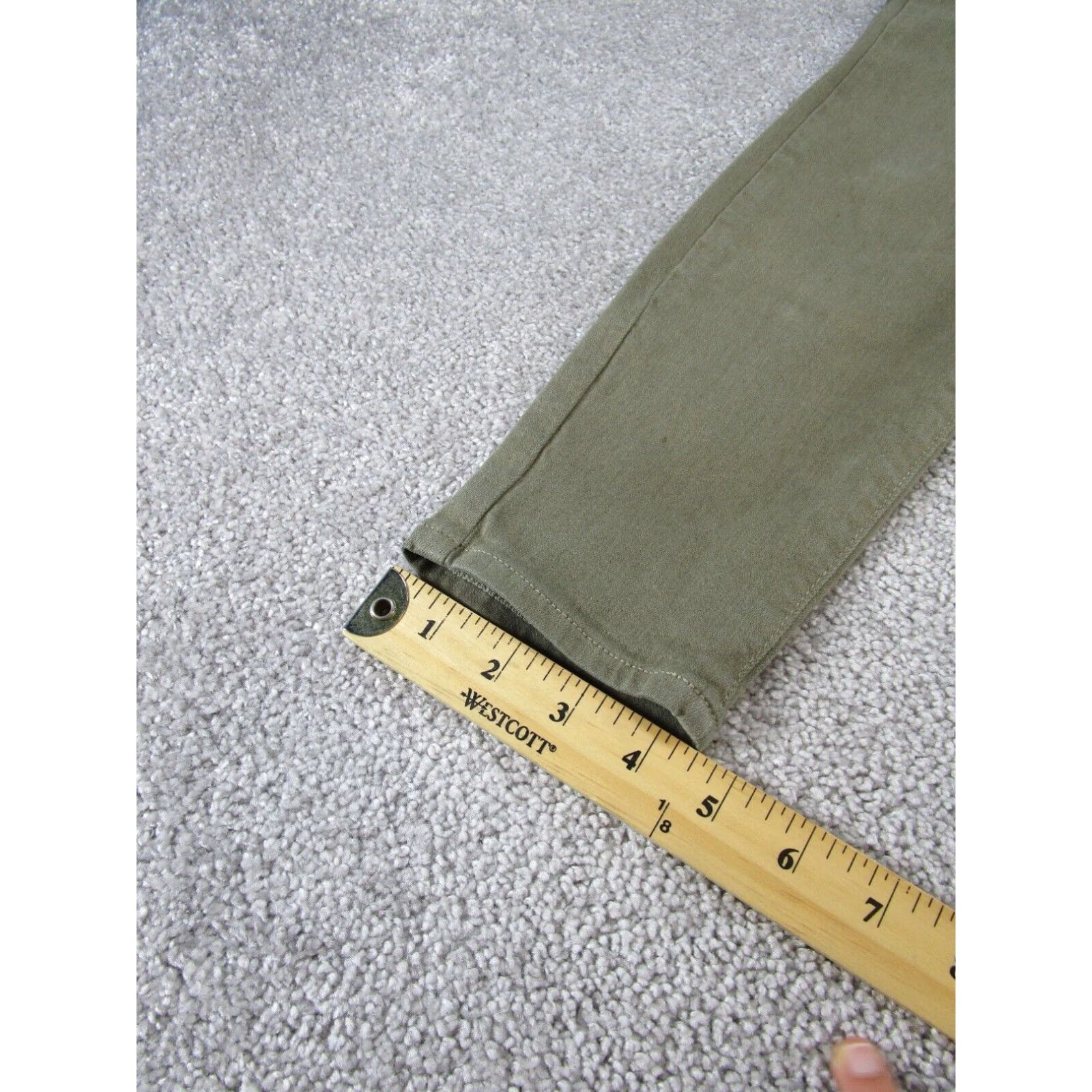 Paige Paige Womens 27 Indio Zip Pale Green Denim Skinny Jeans Size 27" / US 4 / IT 40 - 5 Thumbnail