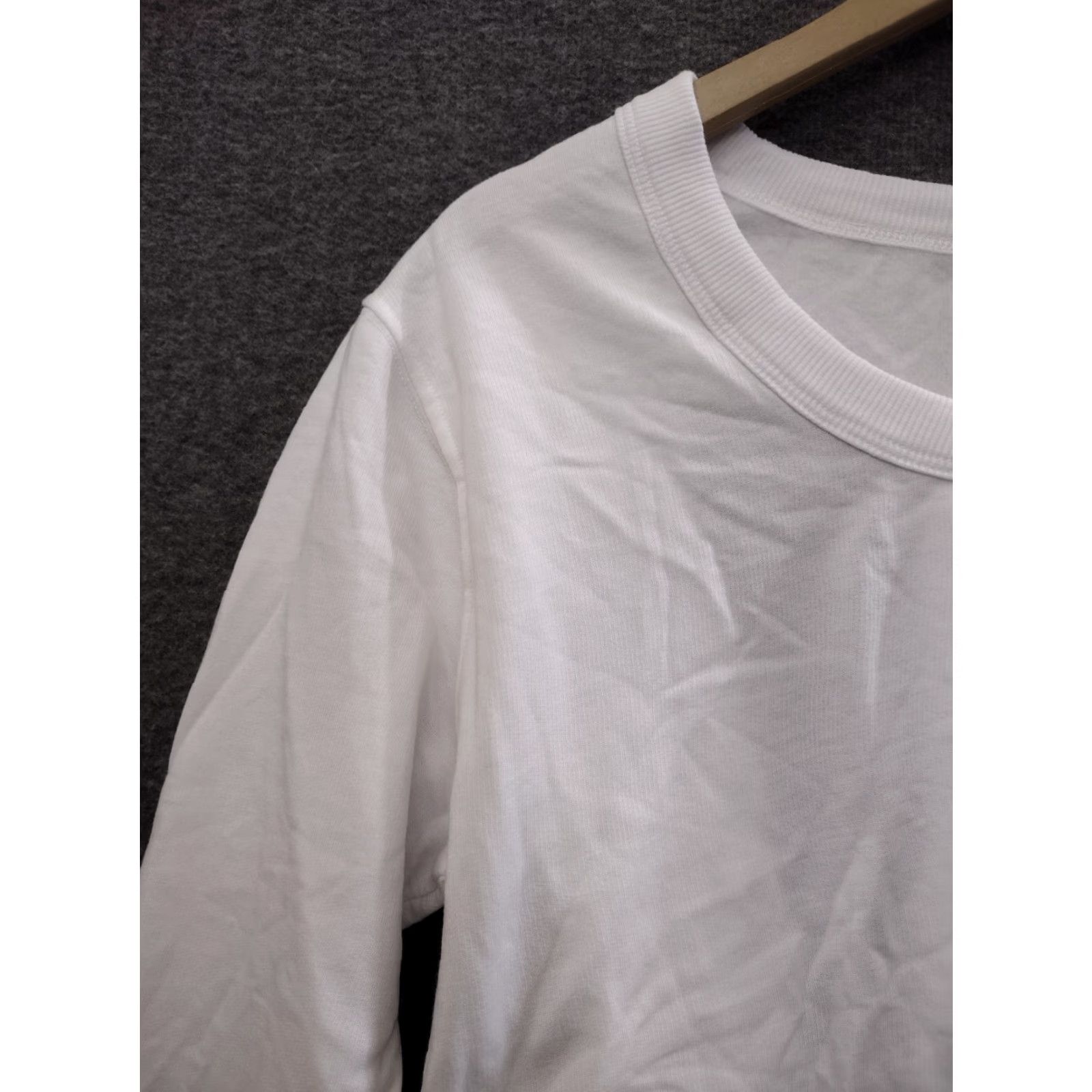 Vintage Unbranded Women's Blouse Long Sleeve White Crew Neck Cut Out Open Back Size M Size M / US 6-8 / IT 42-44 - 6 Thumbnail