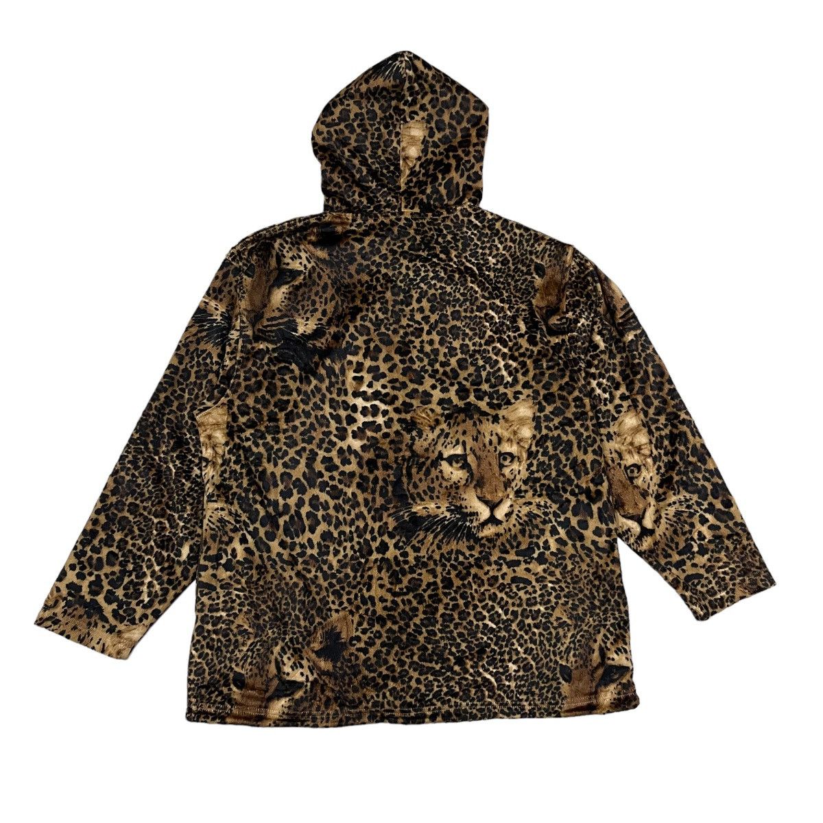 Art Comes First 🔥Vintage Planet Blue Island Leopard Print Hoodie Jacket Size US M / EU 48-50 / 2 - 2 Thumbnail