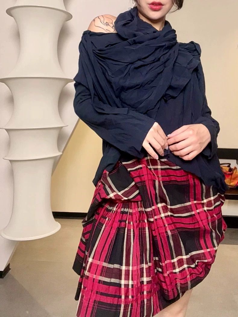 Vivienne Westwood Vivienne Westwood Blue and white chiffon are often worn as Size M / US 6-8 / IT 42-44 - 1 Thumbnail