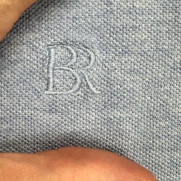 Banana Republic Banana Republic Shirt Mens L Blue Pique Men Polo Short Sleeve Casual Rugby Cotton Size US L / EU 52-54 / 3 - 6 Thumbnail