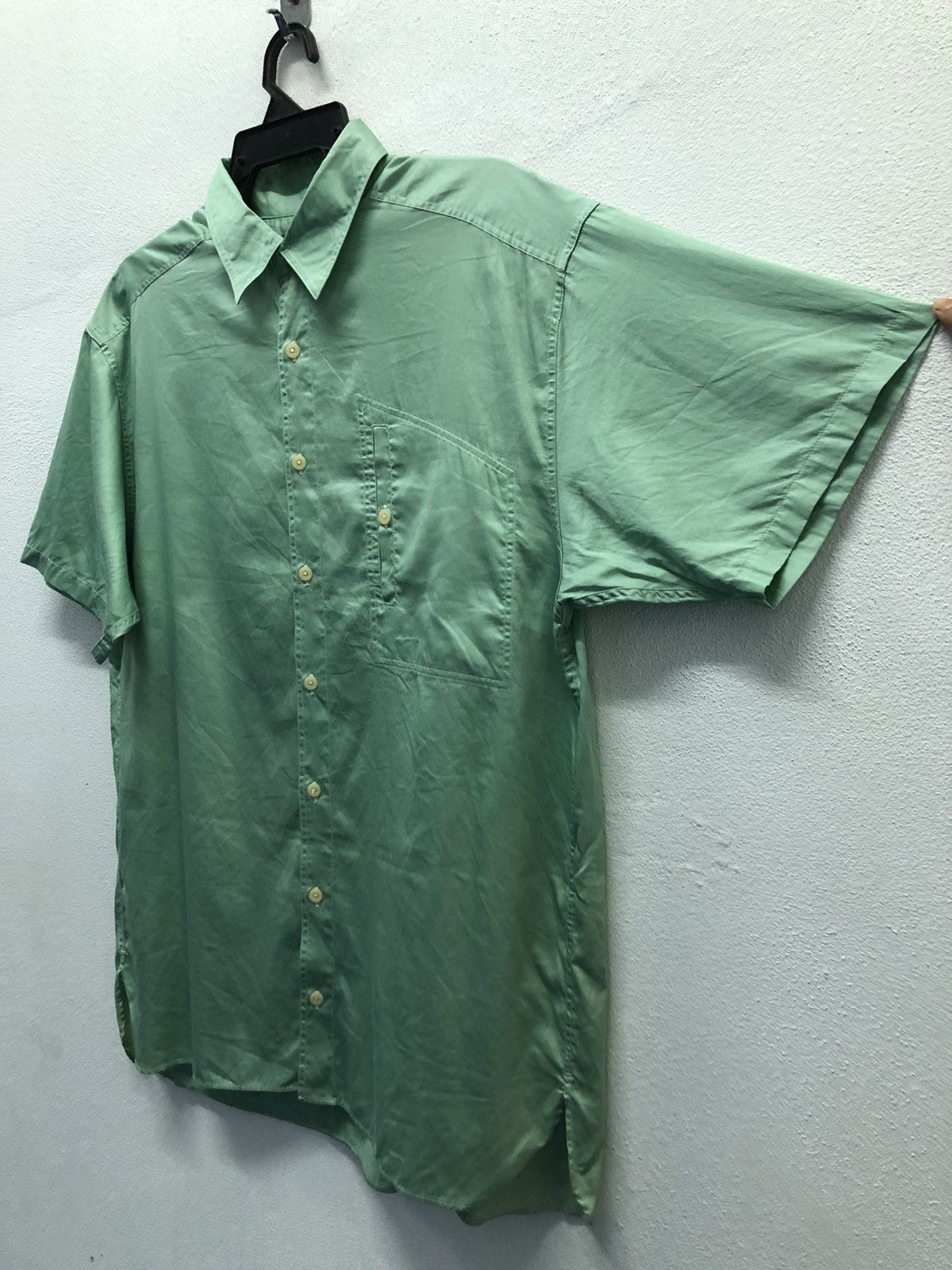 Kansai Yamamoto Vintage Kansai Yamamoto Short Sleeve Shirt Button Up Size US L / EU 52-54 / 3 - 5 Thumbnail