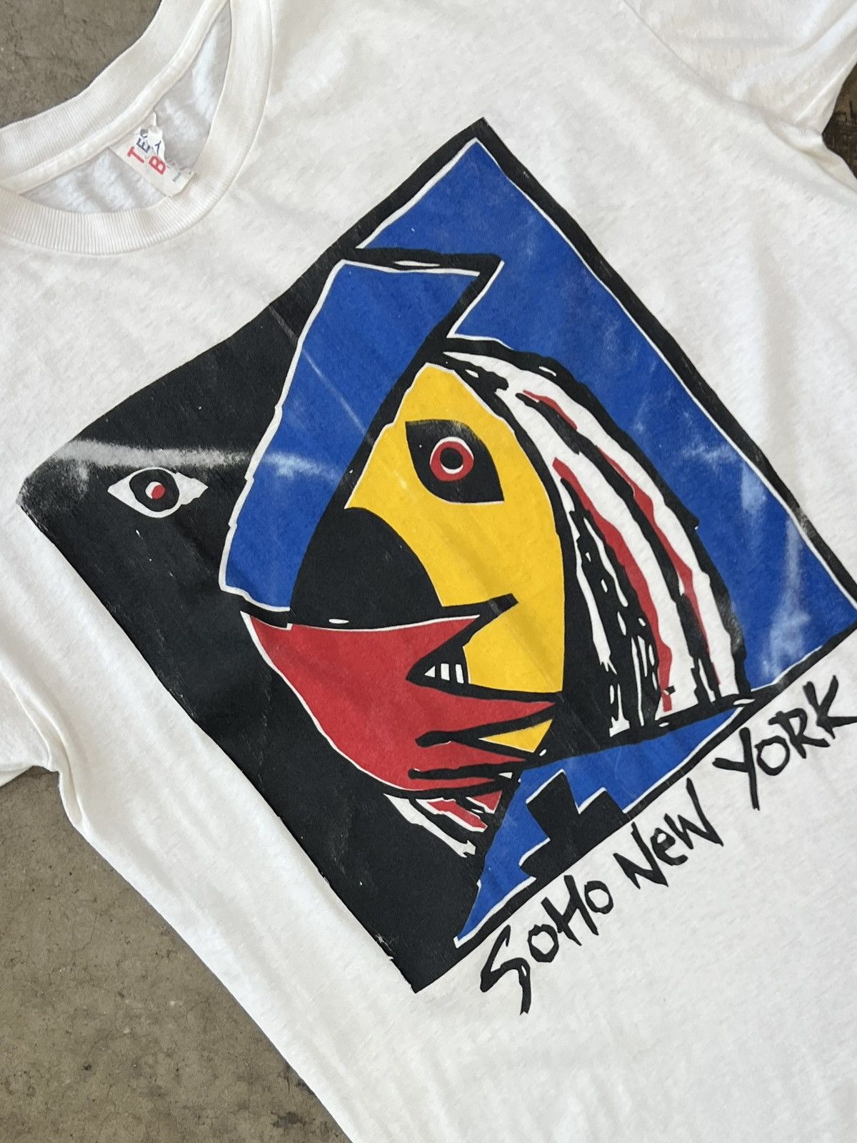 Vintage Vintage Soho New York E. Brown Art Tee Picasso Large Size US L / EU 52-54 / 3 - 1 Thumbnail