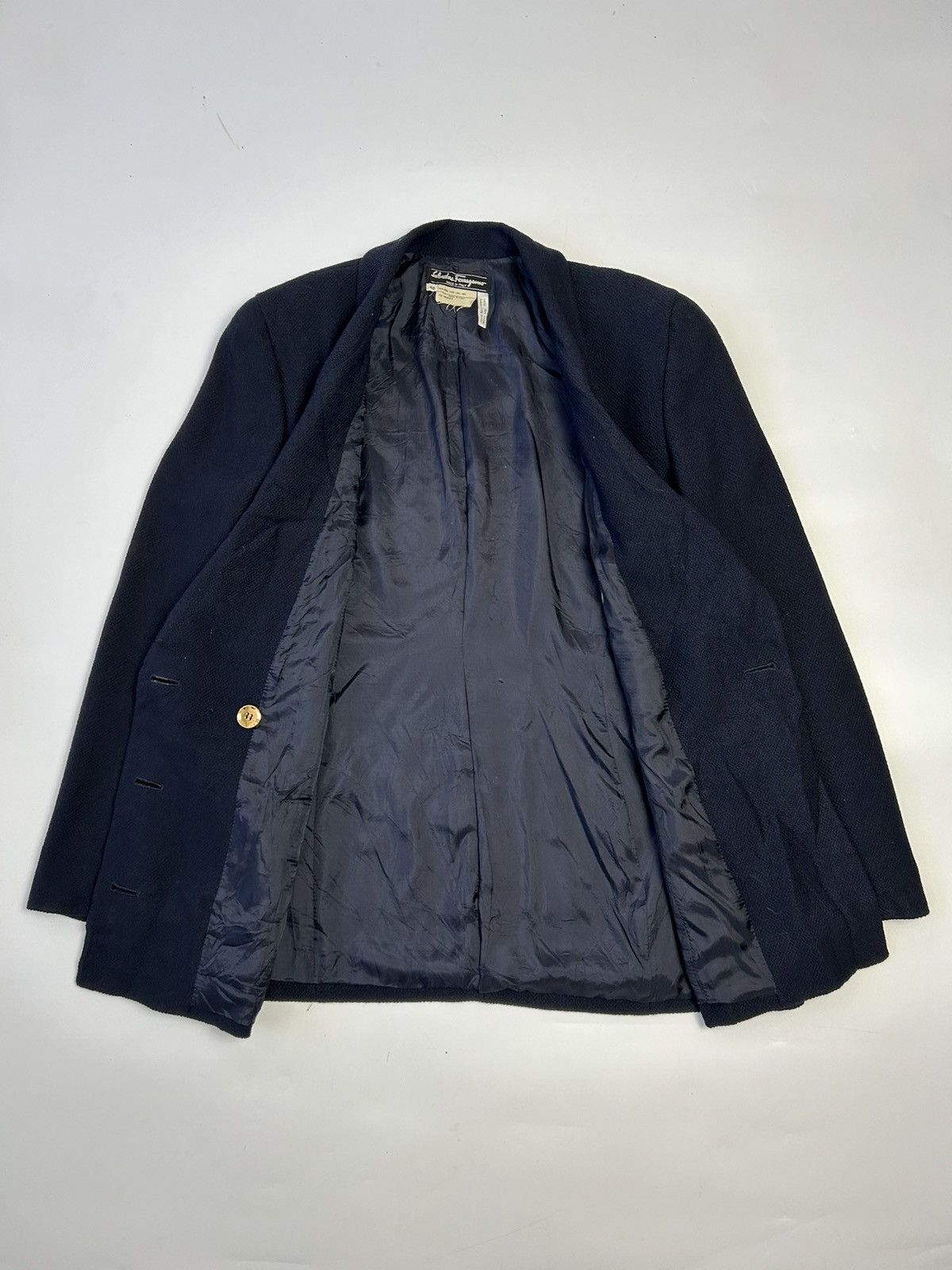 Designer × Salvatore Ferragamo SALVATORE FERRAGAMO DOUBLE BREAST BLAZER Size S / US 4 / IT 40 - 2 Thumbnail