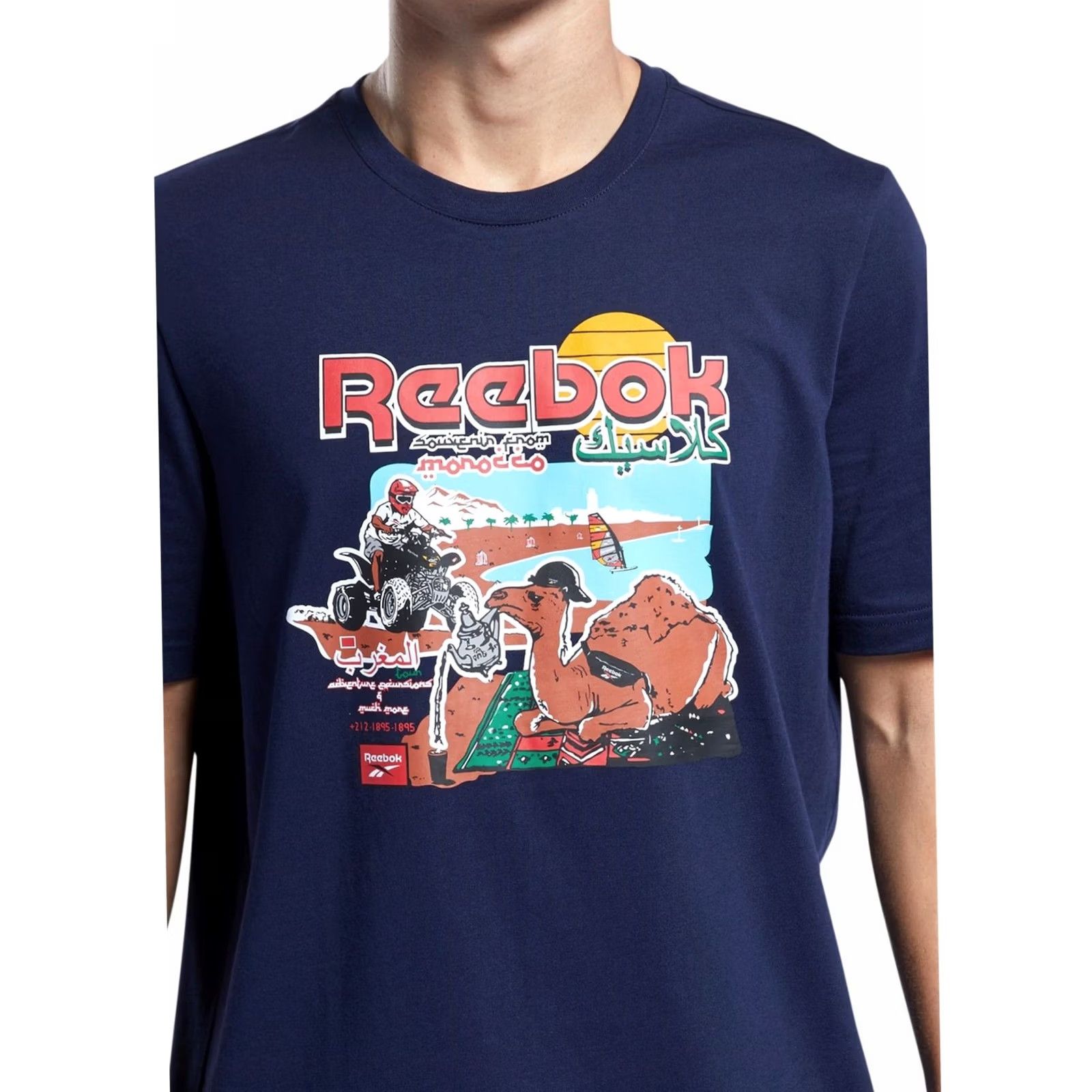 Reebok VINTAGE Reebok Mens Souvenir Graphic T-Shirt vecnav M Size US M / EU 48-50 / 2 - 3 Thumbnail