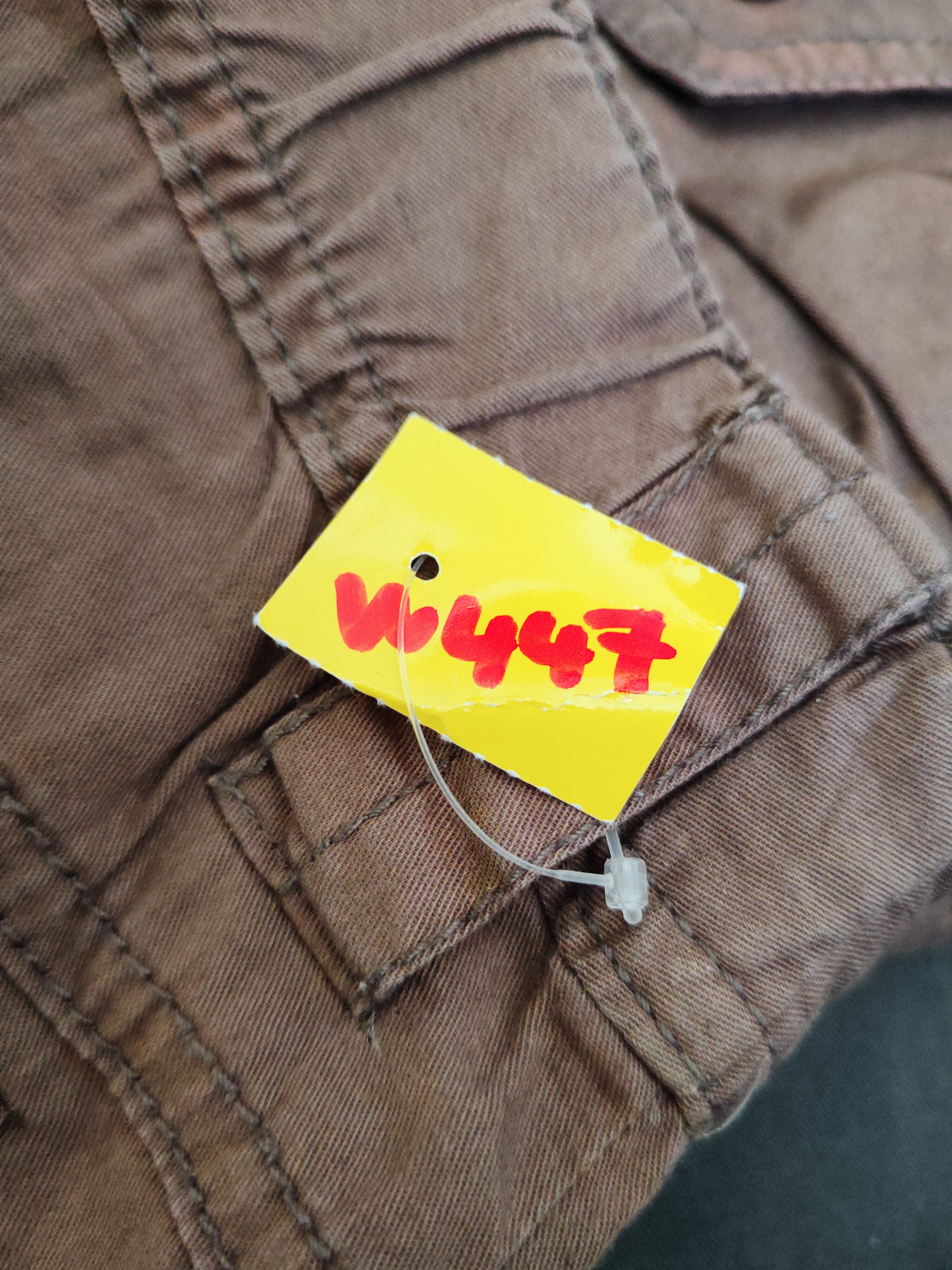 Japanese Brand Japan Brown Multipocket Cargo Short cropped Pants #W447 Size US 29 - 14 Thumbnail