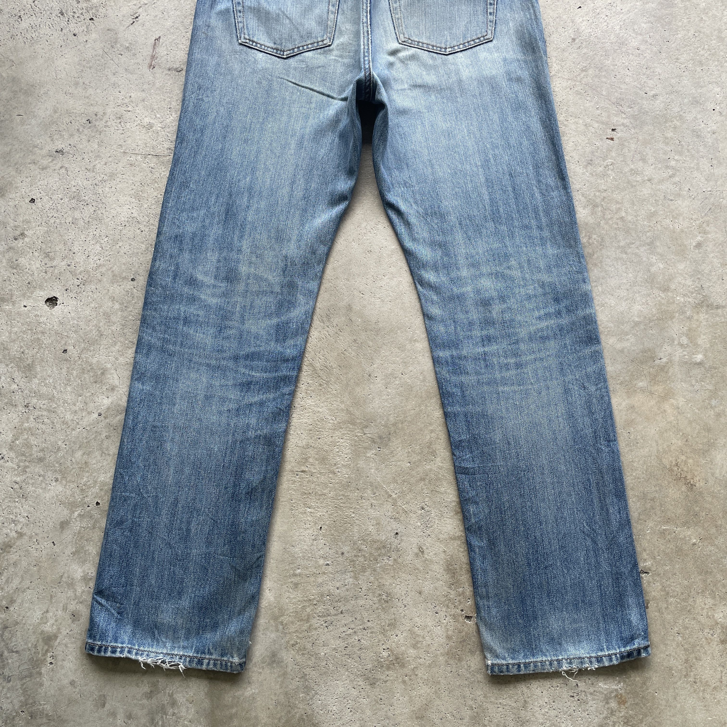Japanese Brand VINTAGE JAPAN JEANS DISTRESS FADED RIPPED DENIM PANTS W33x31 Size US 33 - 9 Thumbnail