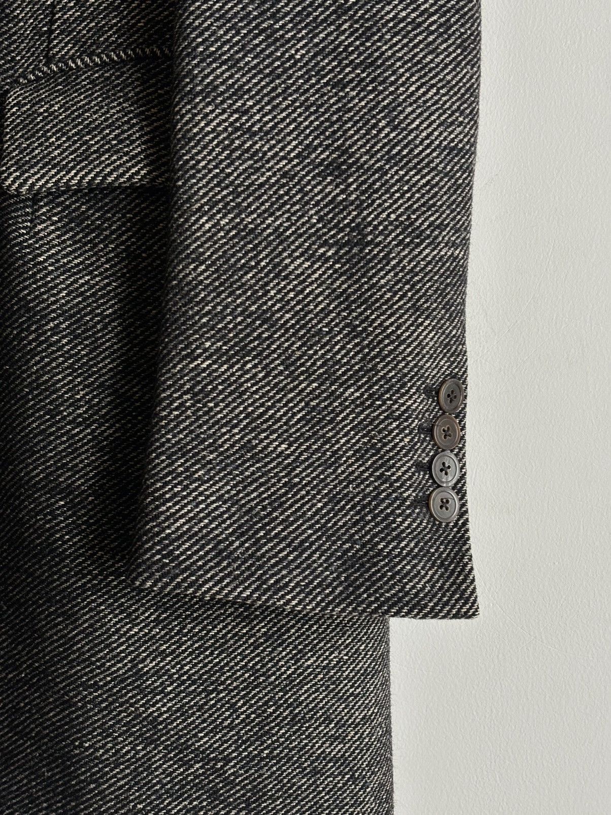 Ann Demeulemeester Ann Demeulemeester | Twill Snowflake Grey Coat Size US M / EU 48-50 / 2 - 5 Thumbnail