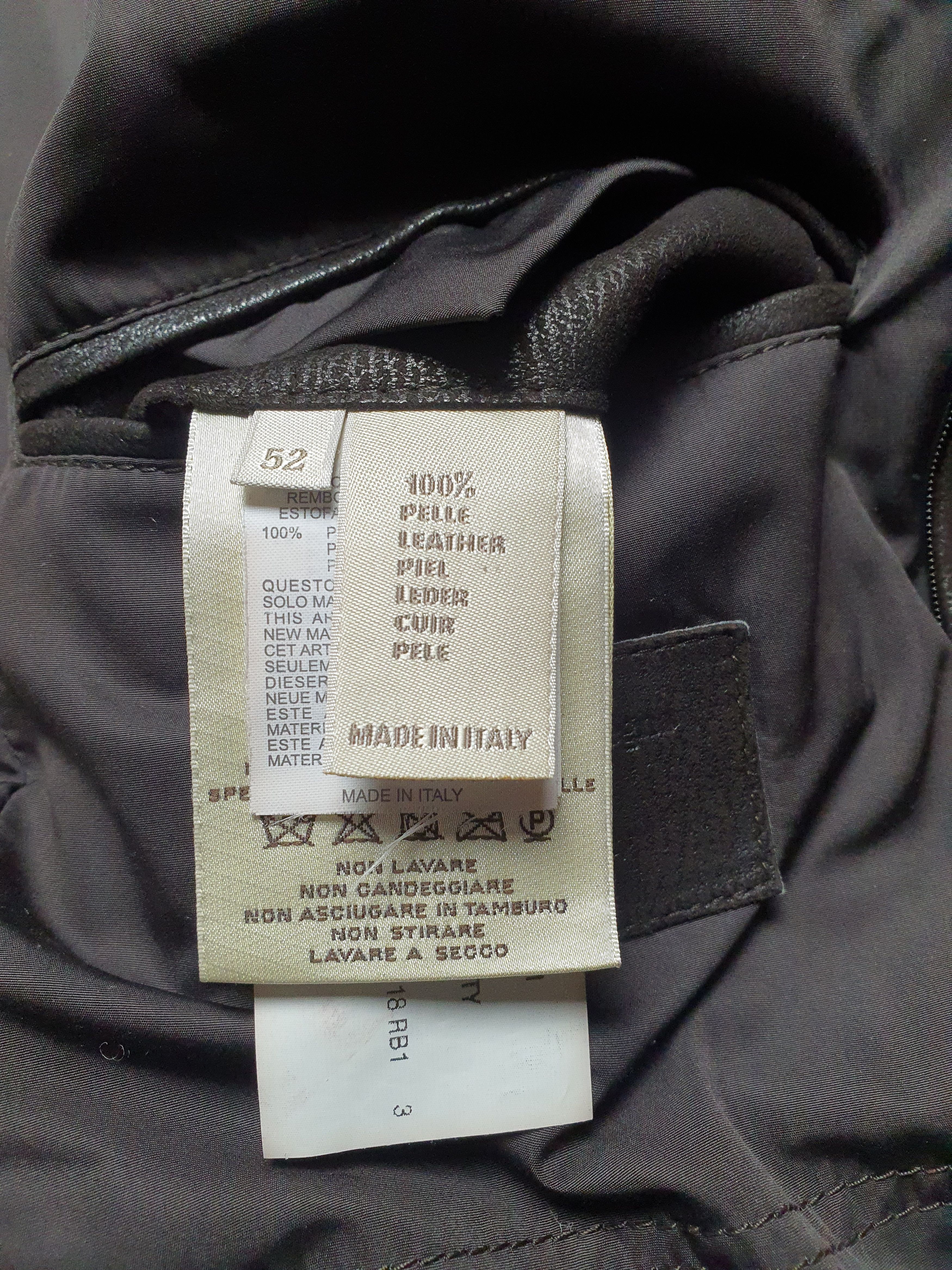 Ermenegildo Zegna Leather coat Ermenegildo Zegna original rare luxury item Size US L / EU 52-54 / 3 - 7 Thumbnail